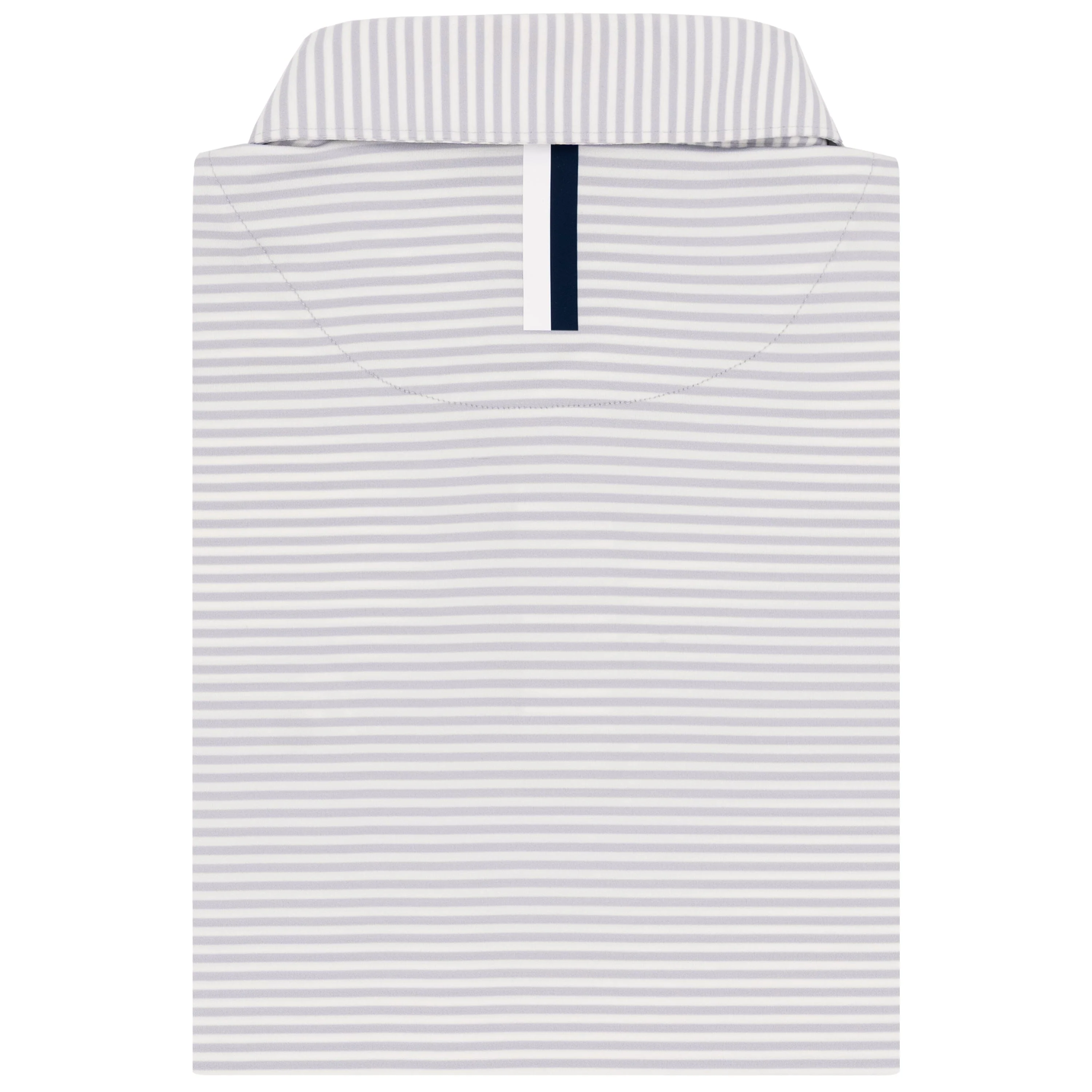 The Birdie Stripe | Performance Polo | The Birdie Stripe - Ivory/Stratus Grey - Image 2