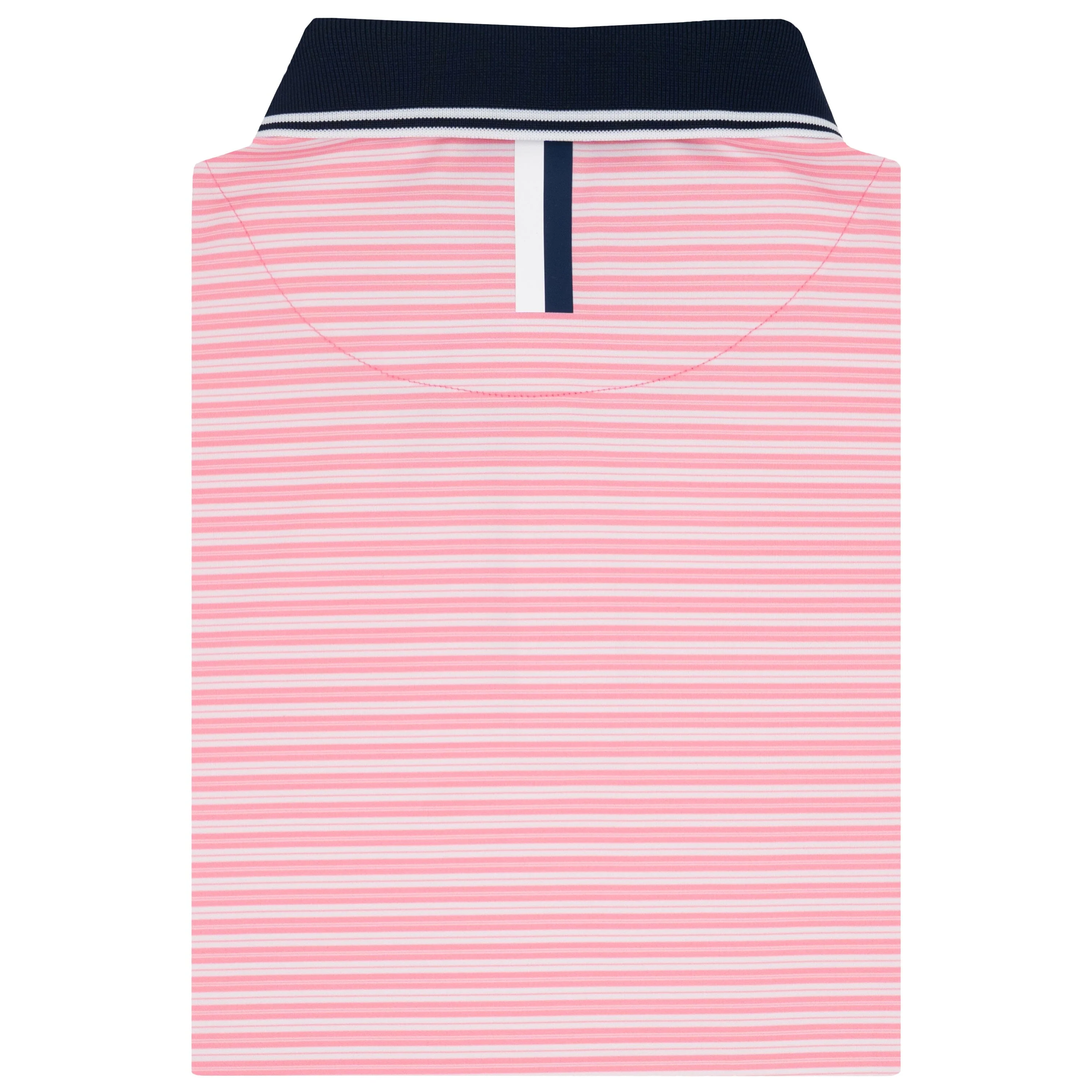 The Butler Stripe | Performance Polo | The Butler Stripe - Dogwood Pink/White - Image 2