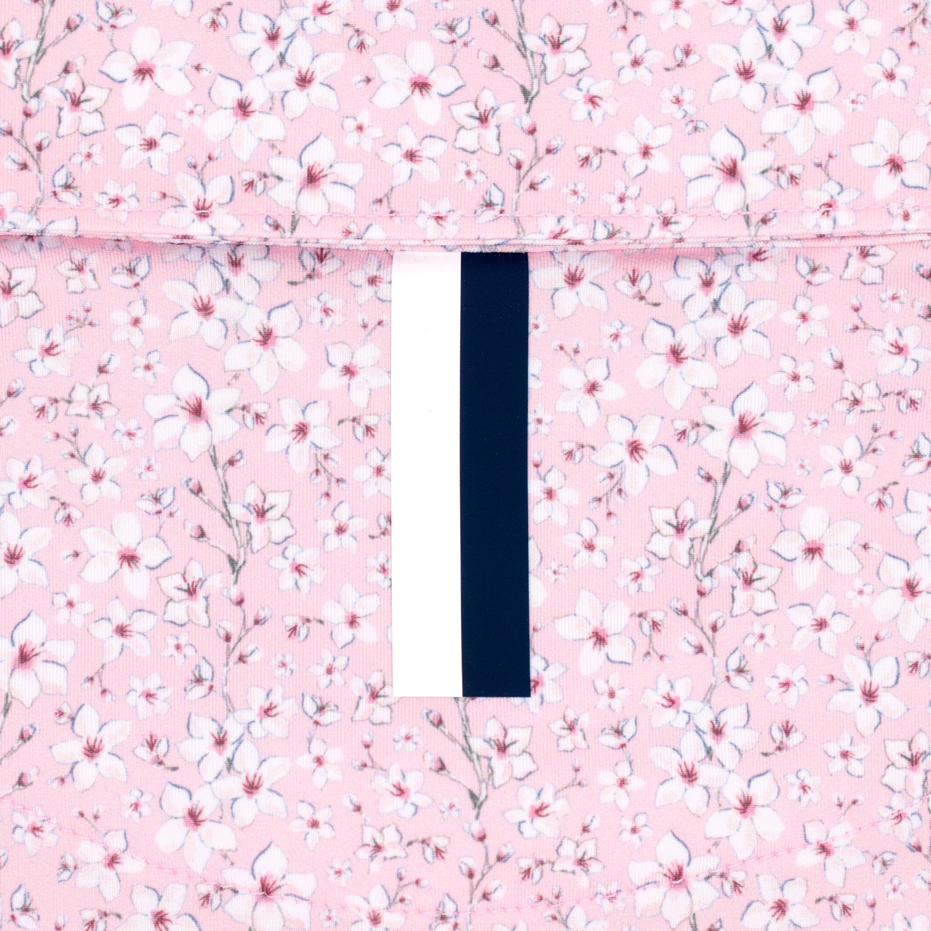 The Cherry Bloom | Performance Polo | The Cherry Bloom - Lotus Pink/White - Image 4