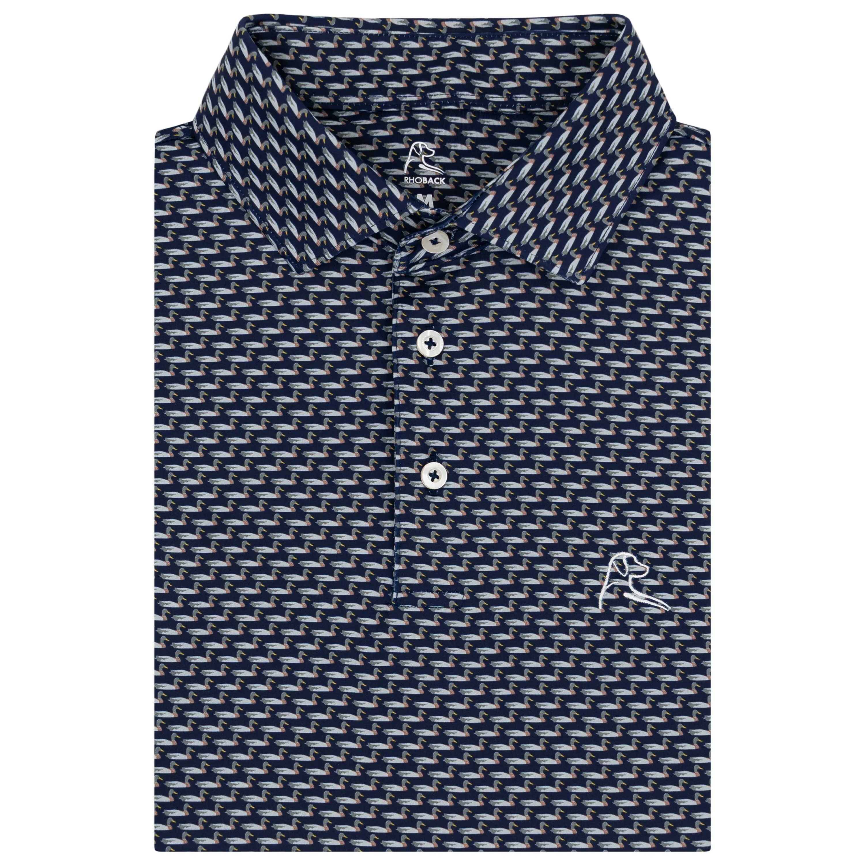 The Decoy | Performance Polo | The Decoy - Fleet Navy/Stratus Grey