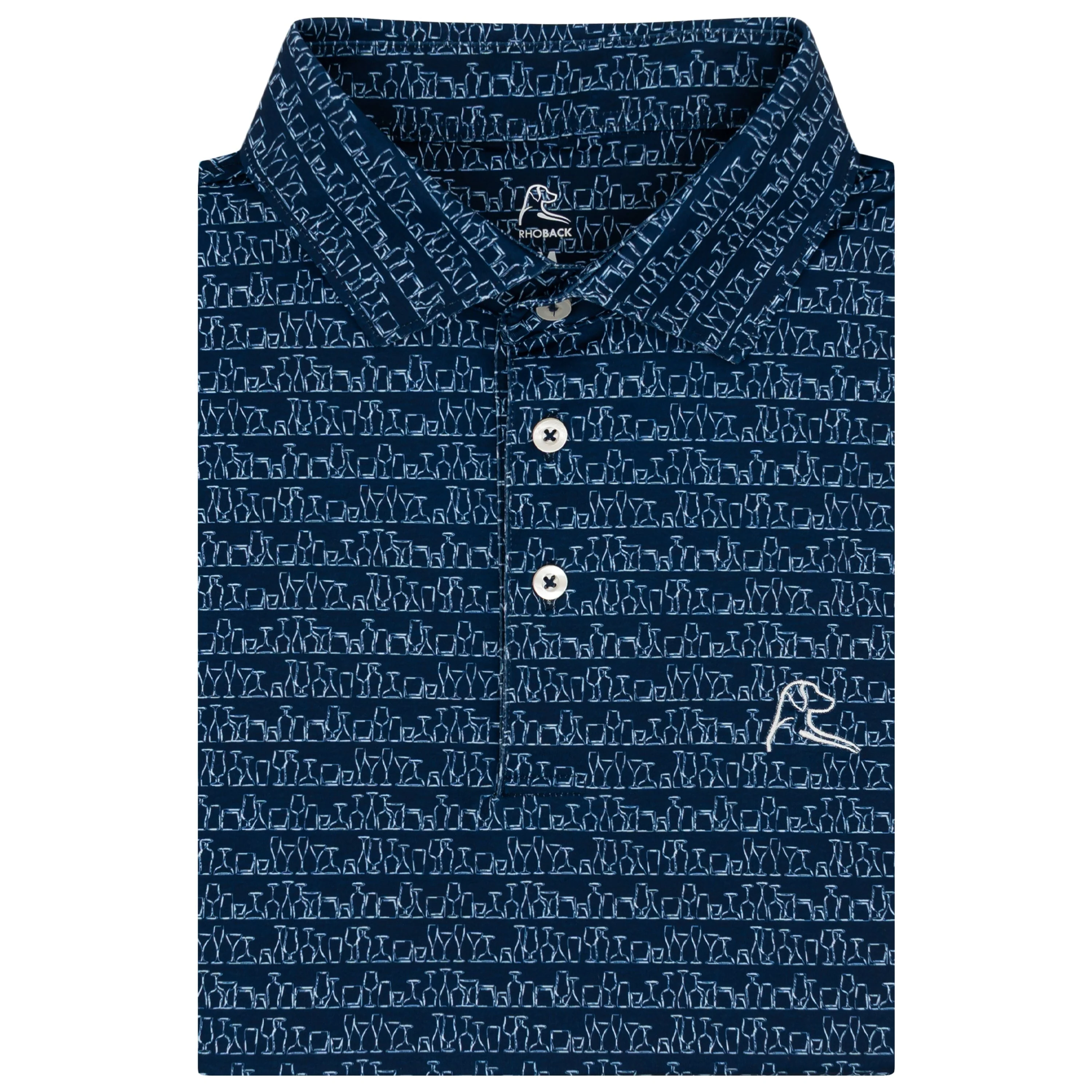 The Top Shelf | Performance Polo | The Top Shelf - Fleet Navy/Zenith Blue