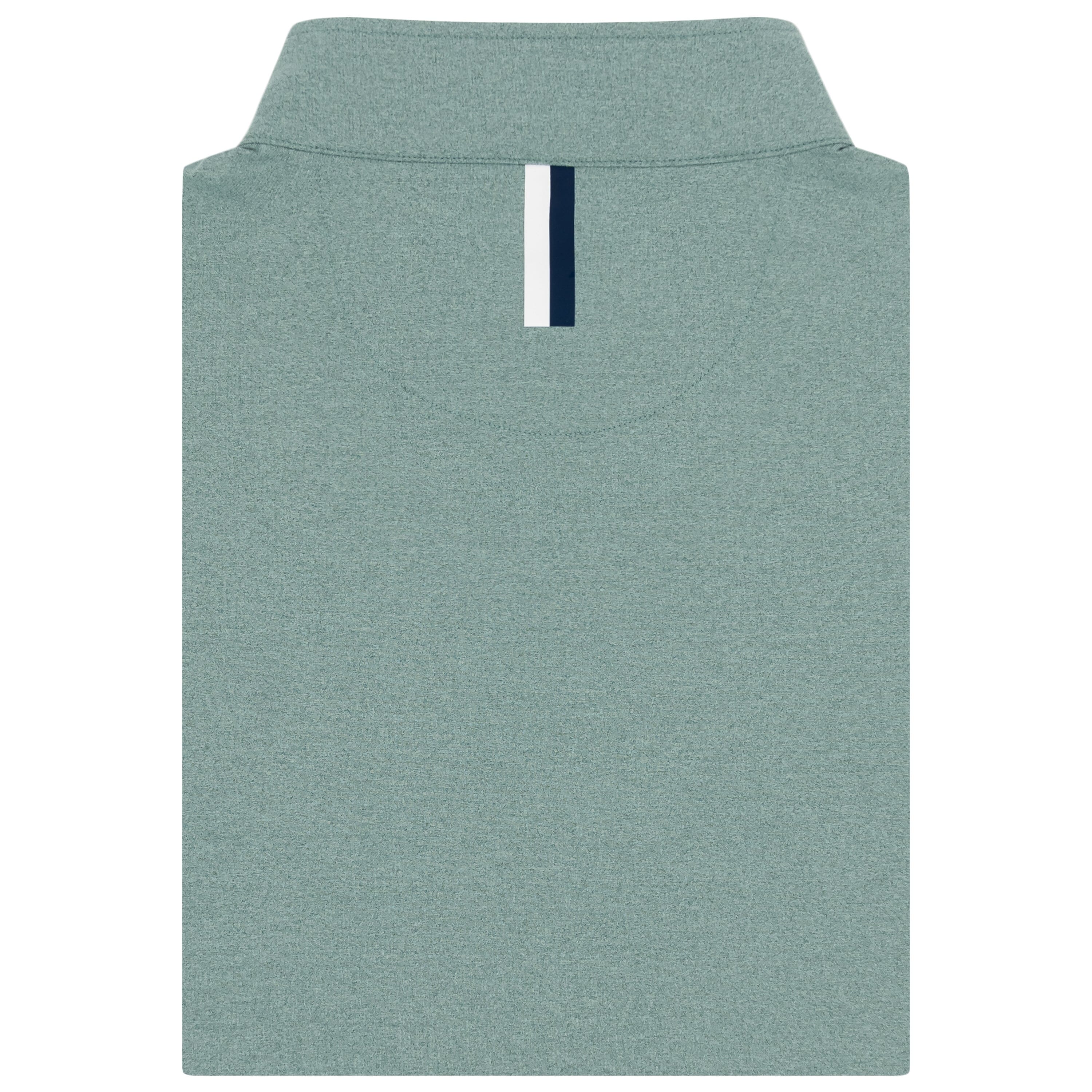 Heather Performance Q-Zip | Heather - Jungle Green/Antigua Green - Image 2
