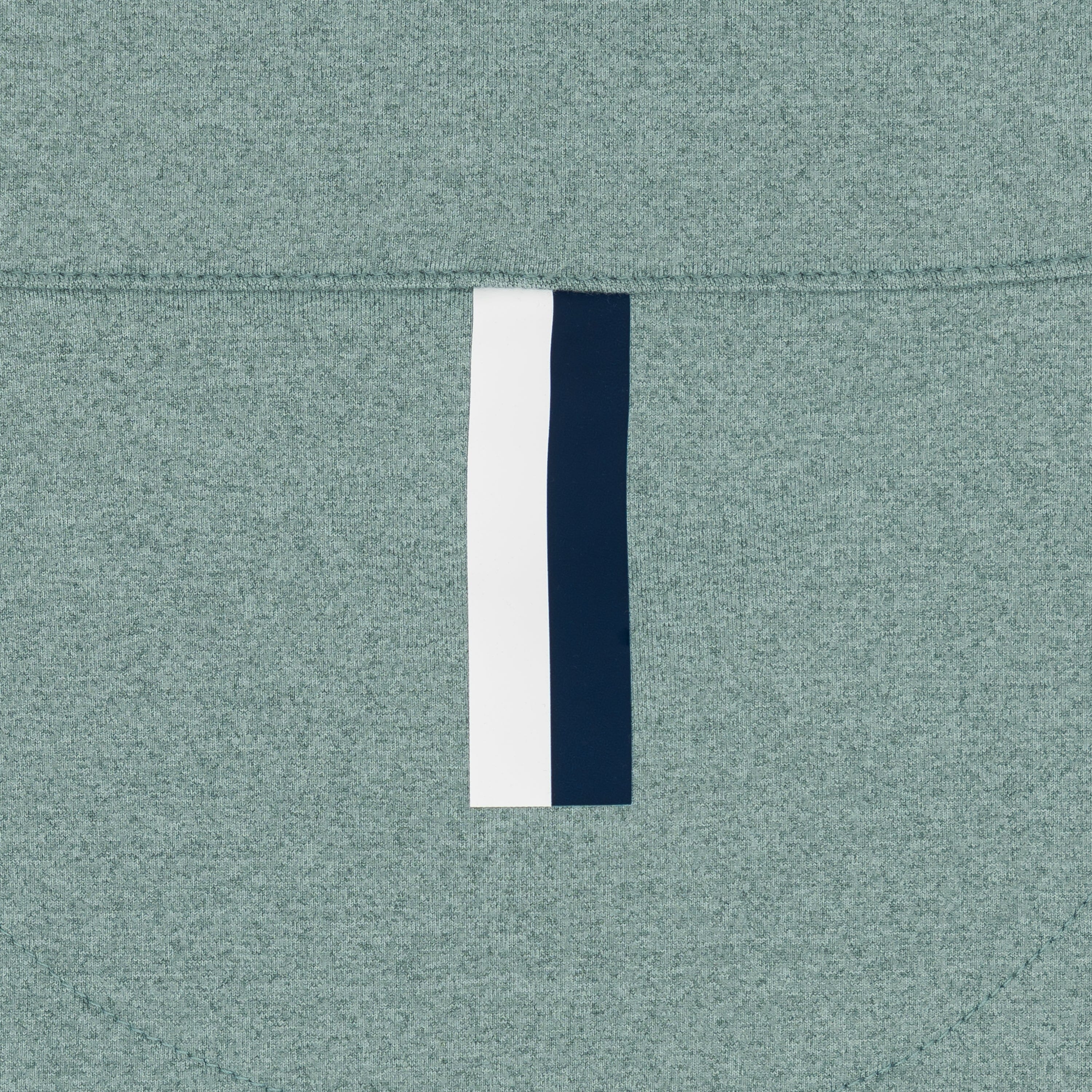 Heather Performance Q-Zip | Heather - Jungle Green/Antigua Green - Image 4