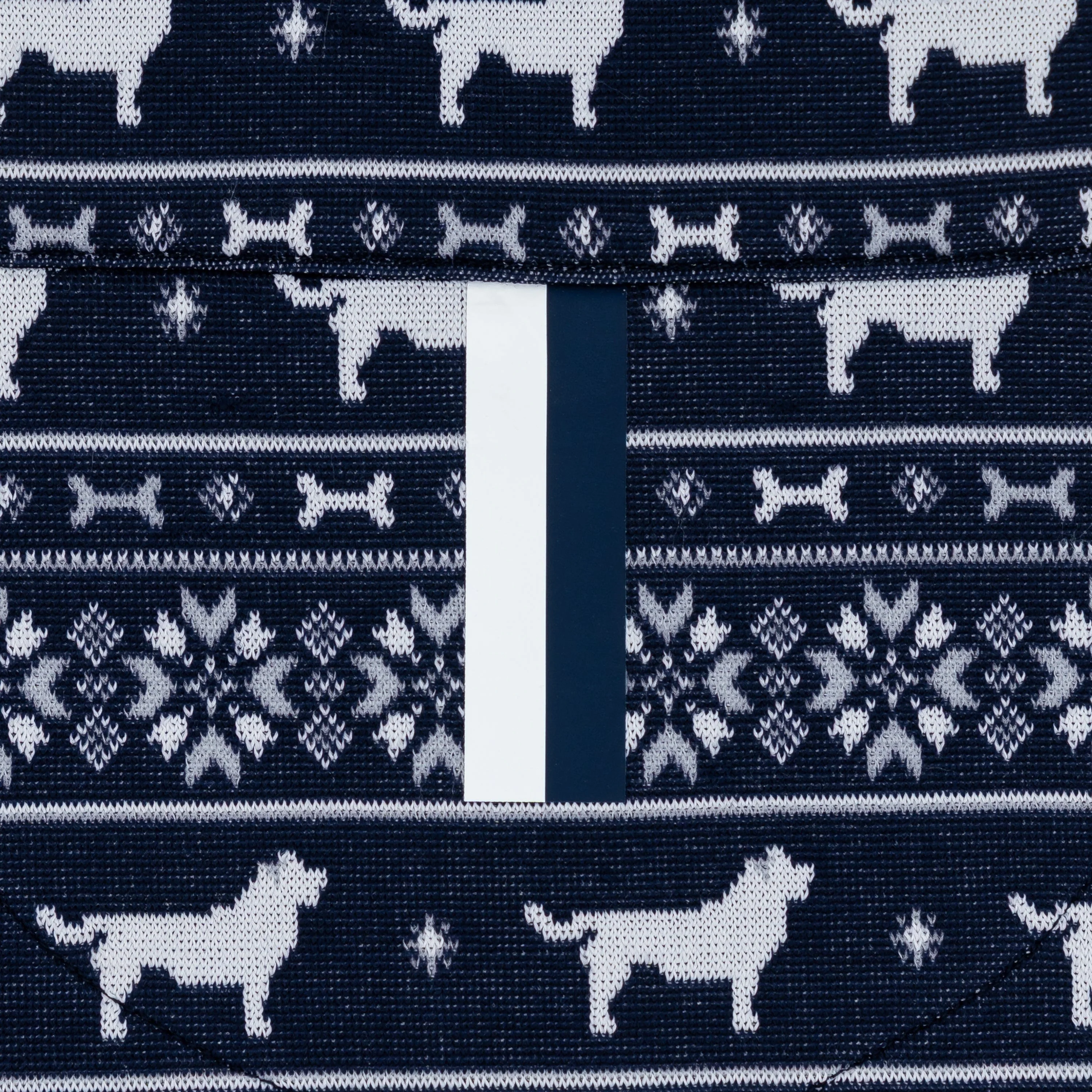 Retriever Jacquard Performance Q-Zip | The Retriever Jacquard - Fleet Navy/White - Image 4