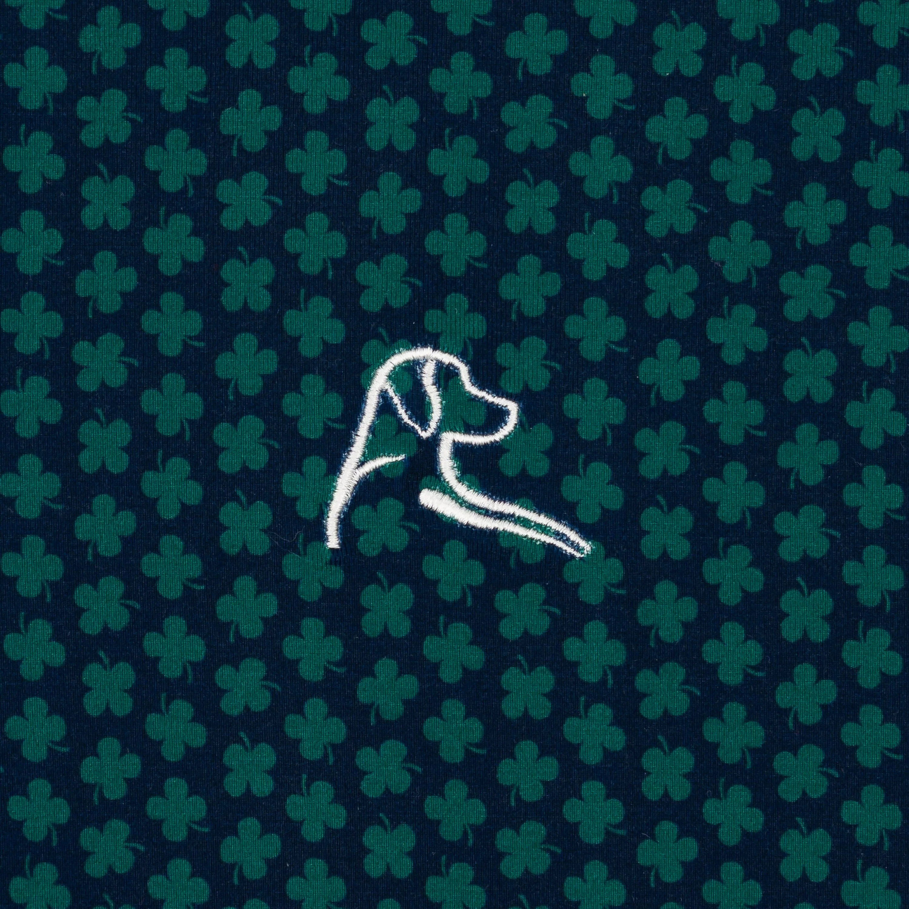 Four Leaf 3.0 Performance Q-Zip | The Four Leaf 3.0 - Fleet Navy/Fairway Green - Image 3