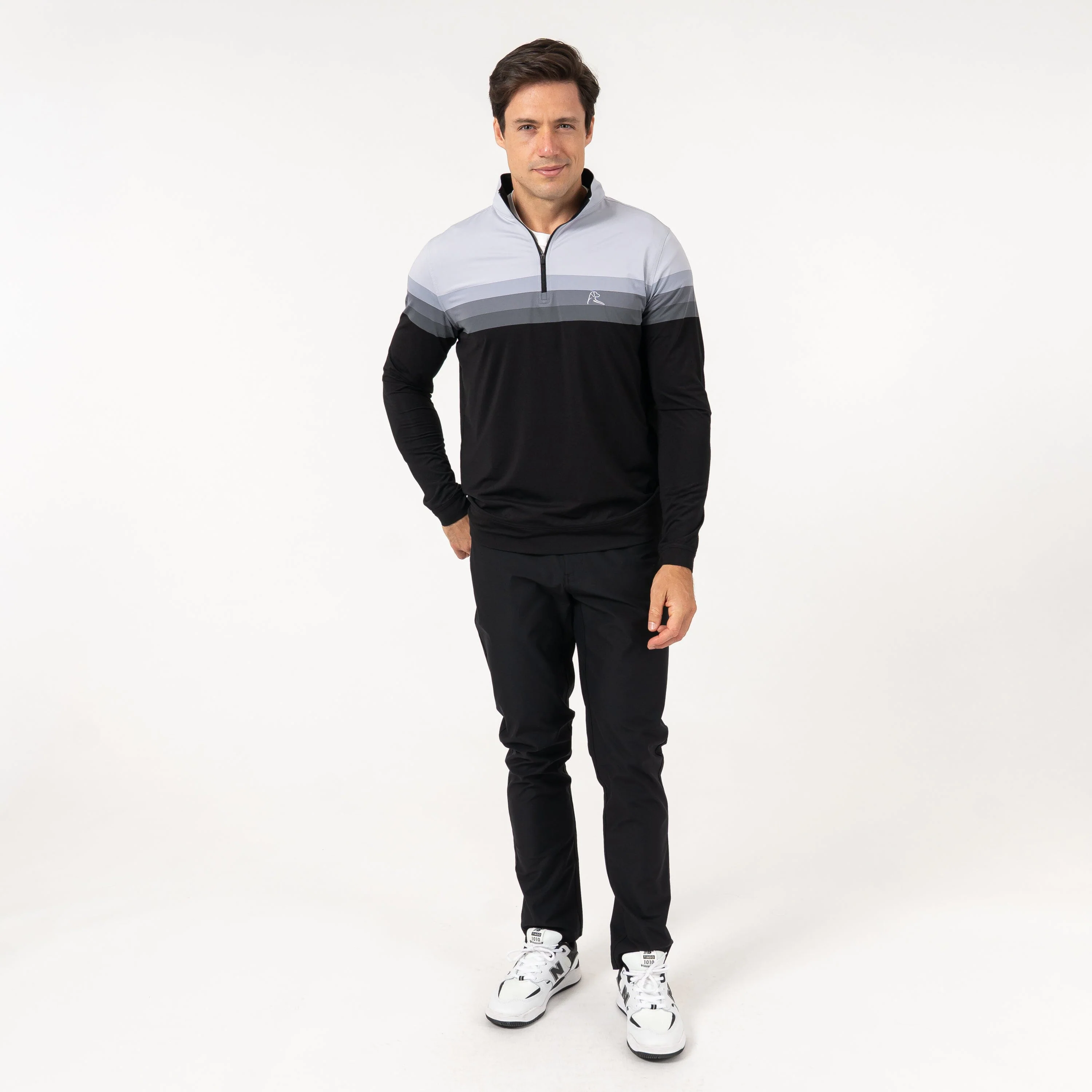Horizon Block Performance Q-Zip | The Horizon Block - Midnight Black/Stratus Grey/Thunder Grey - Image 8