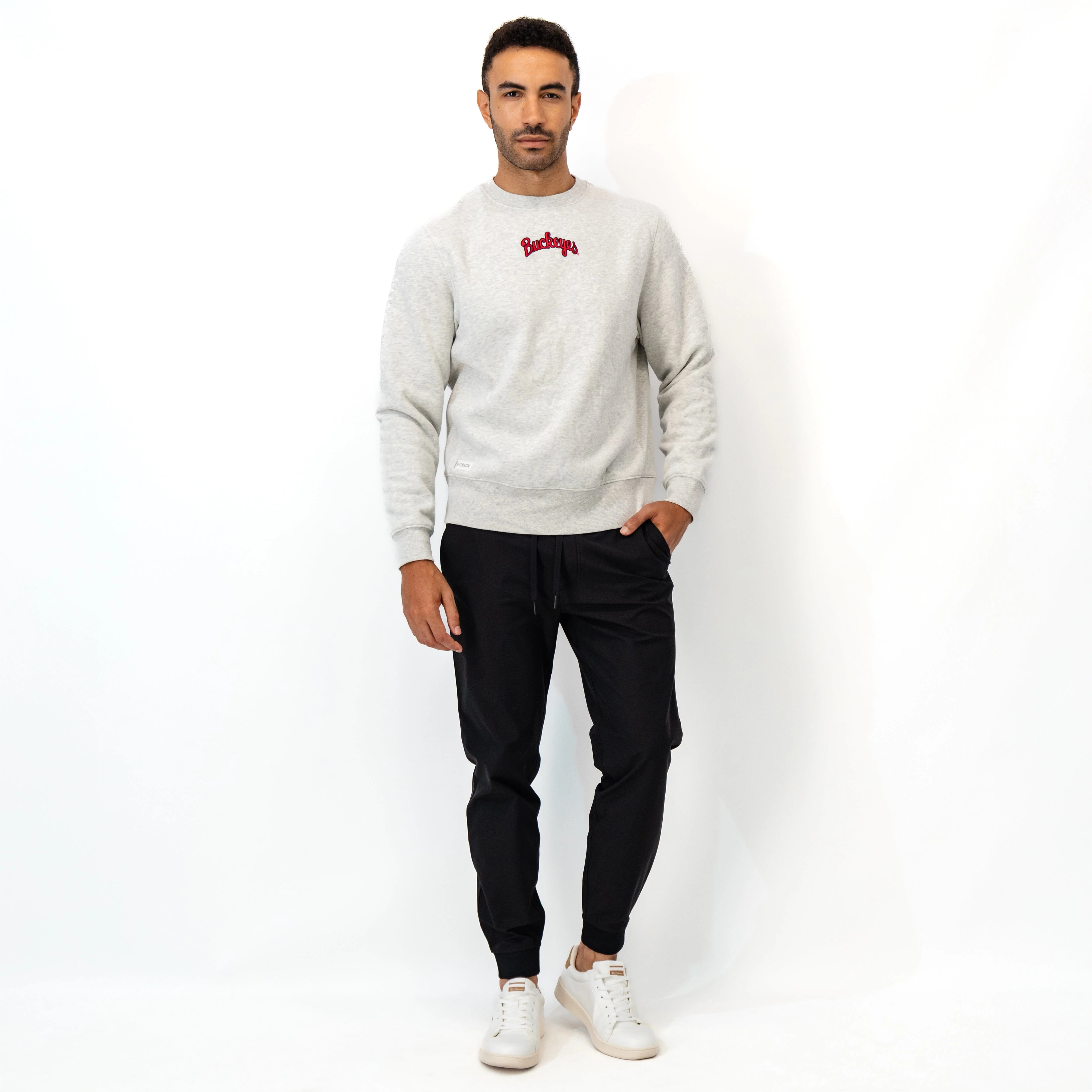 Ready Collegiate Crewneck - Ohio State | Heather - Ivory - Ohio State - 1 - Image 5