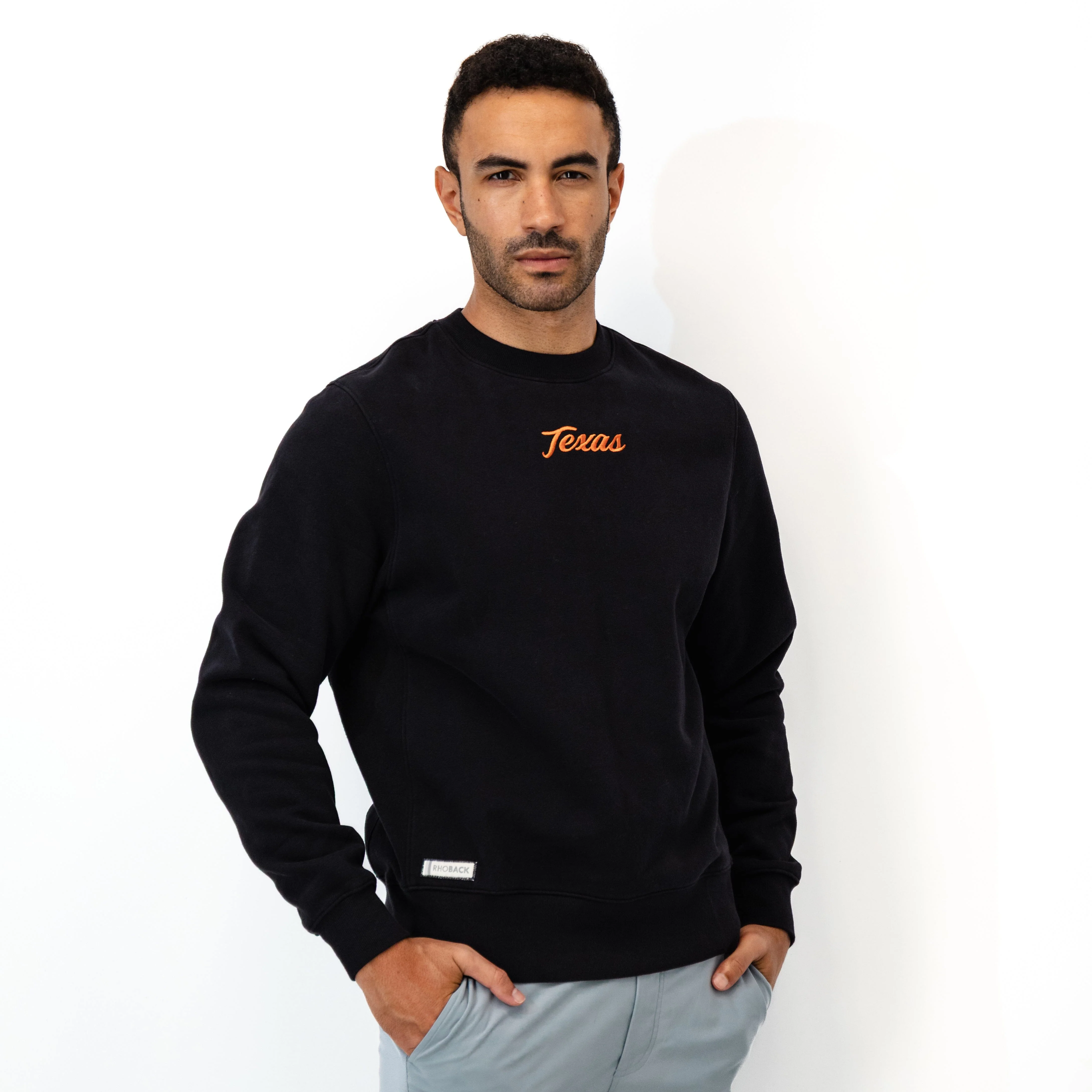 Ready Collegiate Crewneck - Texas | Solid - Midnight Black - Texas - 1 - Image 4