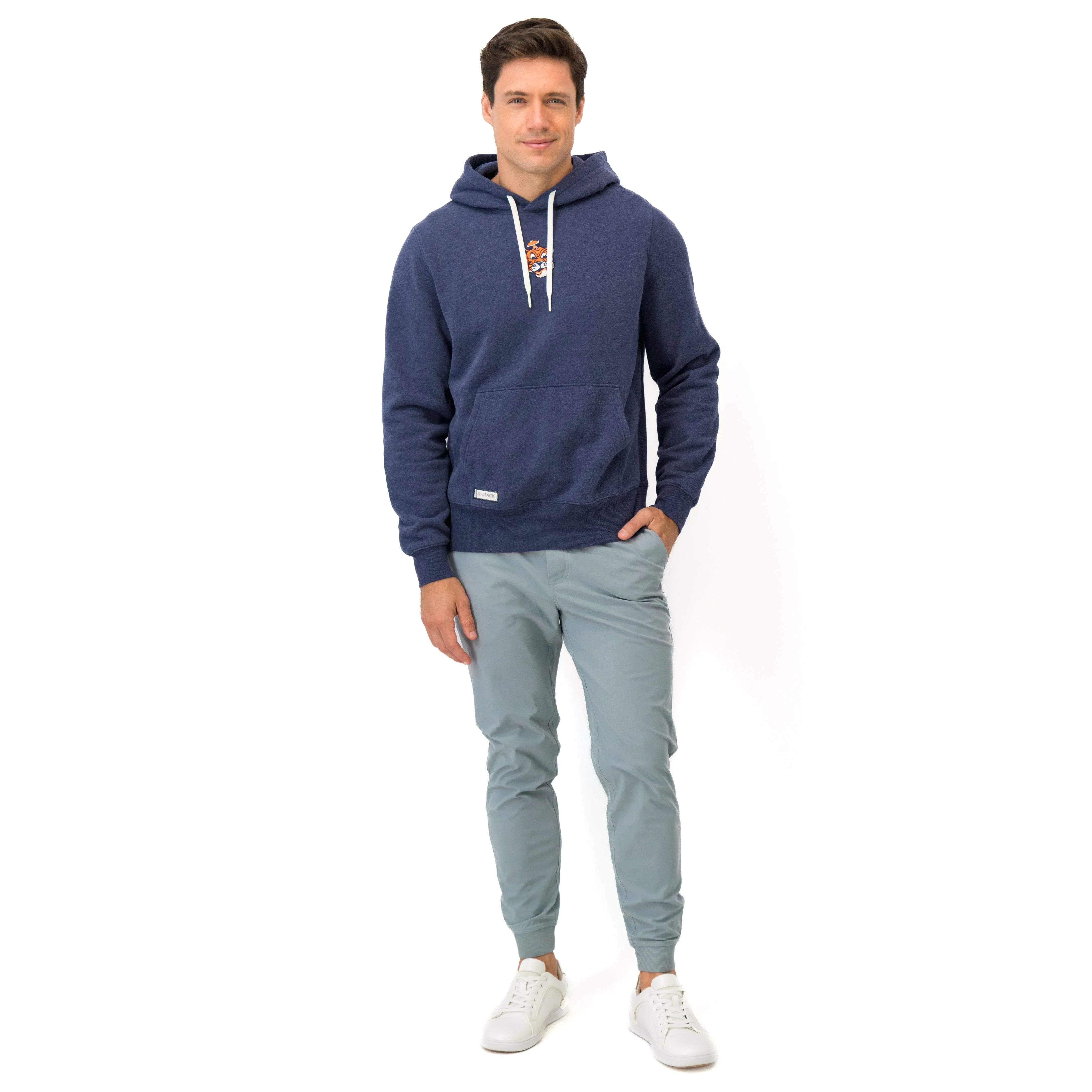 Ready Collegiate Hoodie - Auburn | Heather - Fleet Navy - Auburn - 1 - Image 5