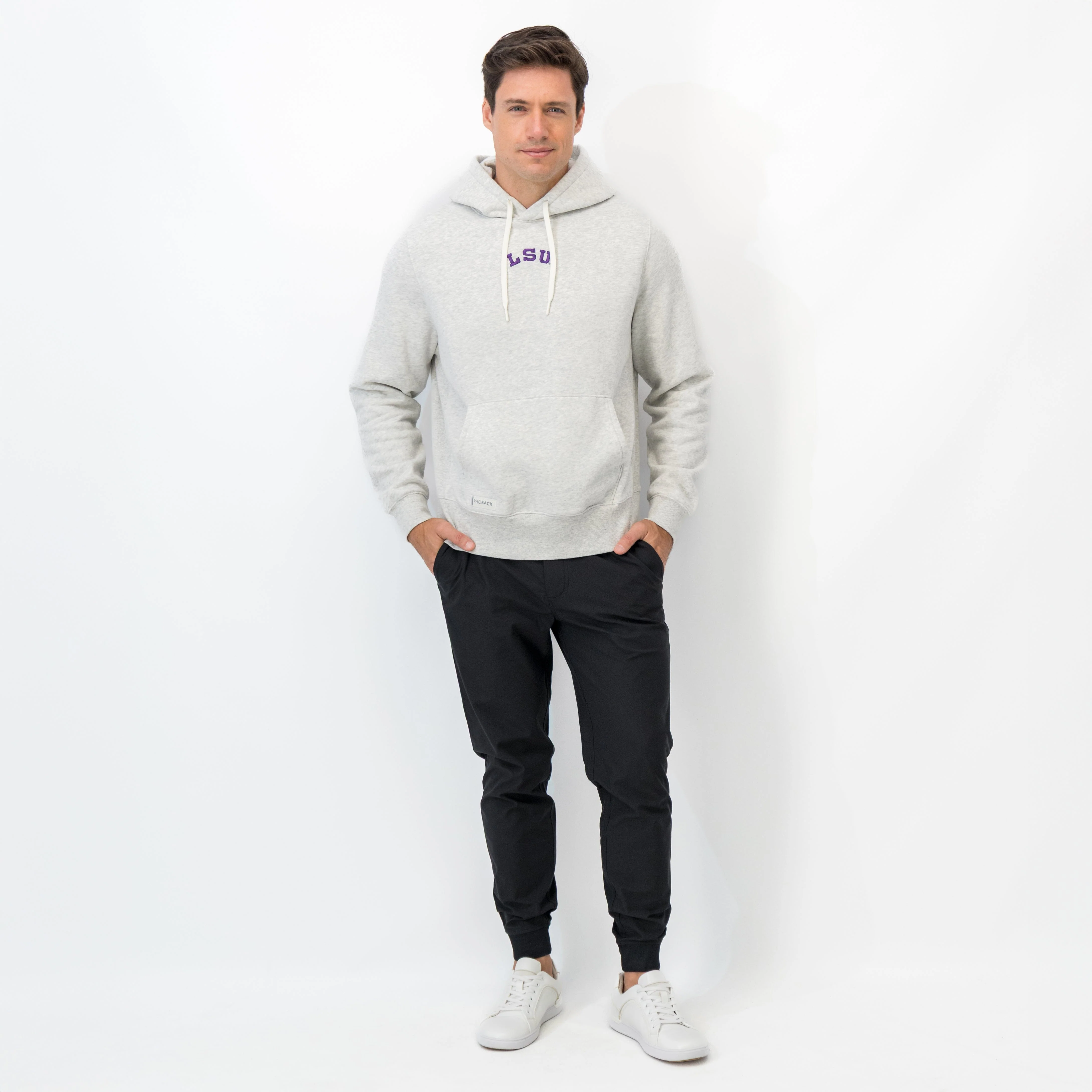 Ready Collegiate Hoodie - LSU | Heather - Ivory - LSU - 1 - Image 5