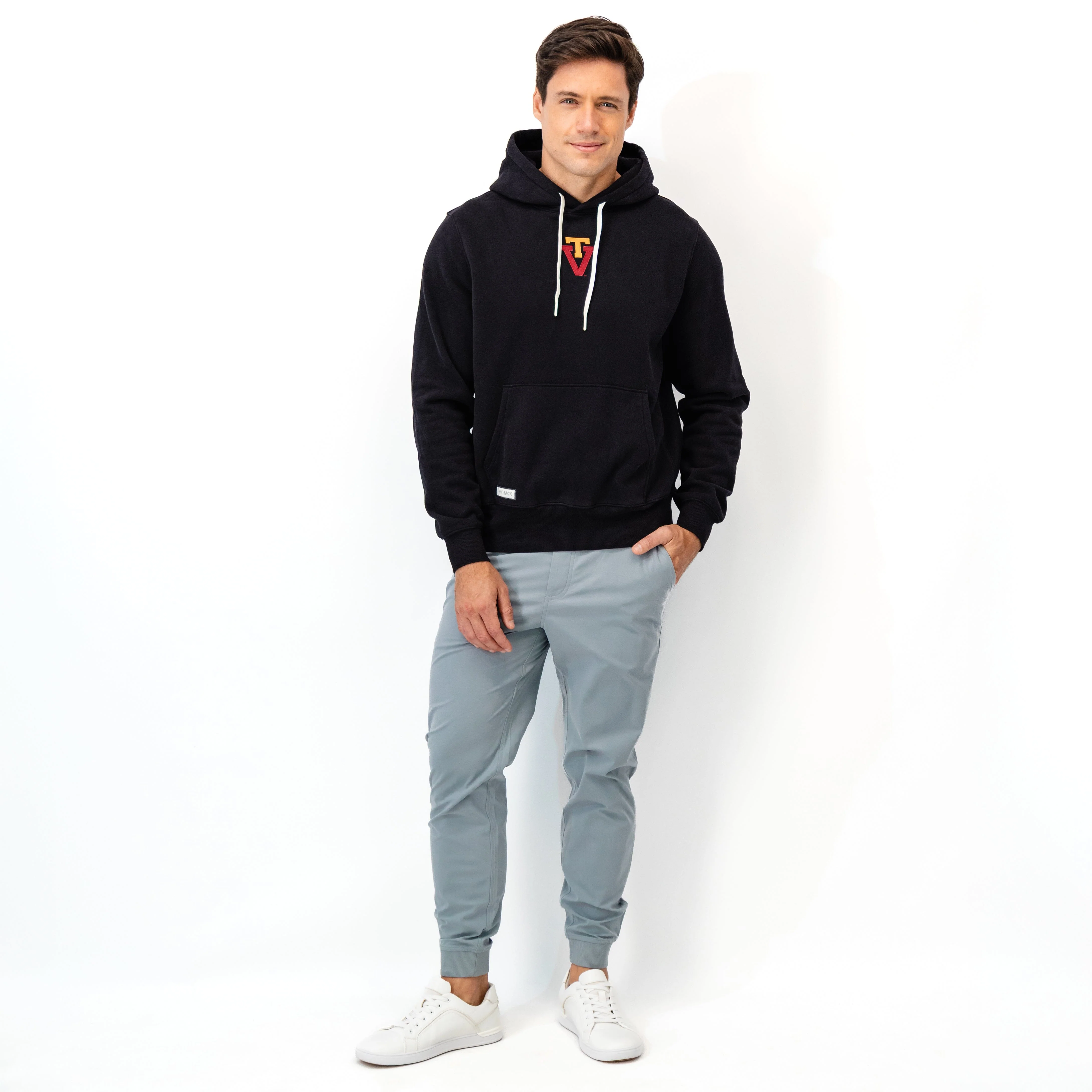 Ready Collegiate Hoodie - Virginia Tech | Solid - Midnight Black - Virginia Tech - 1 - Image 5