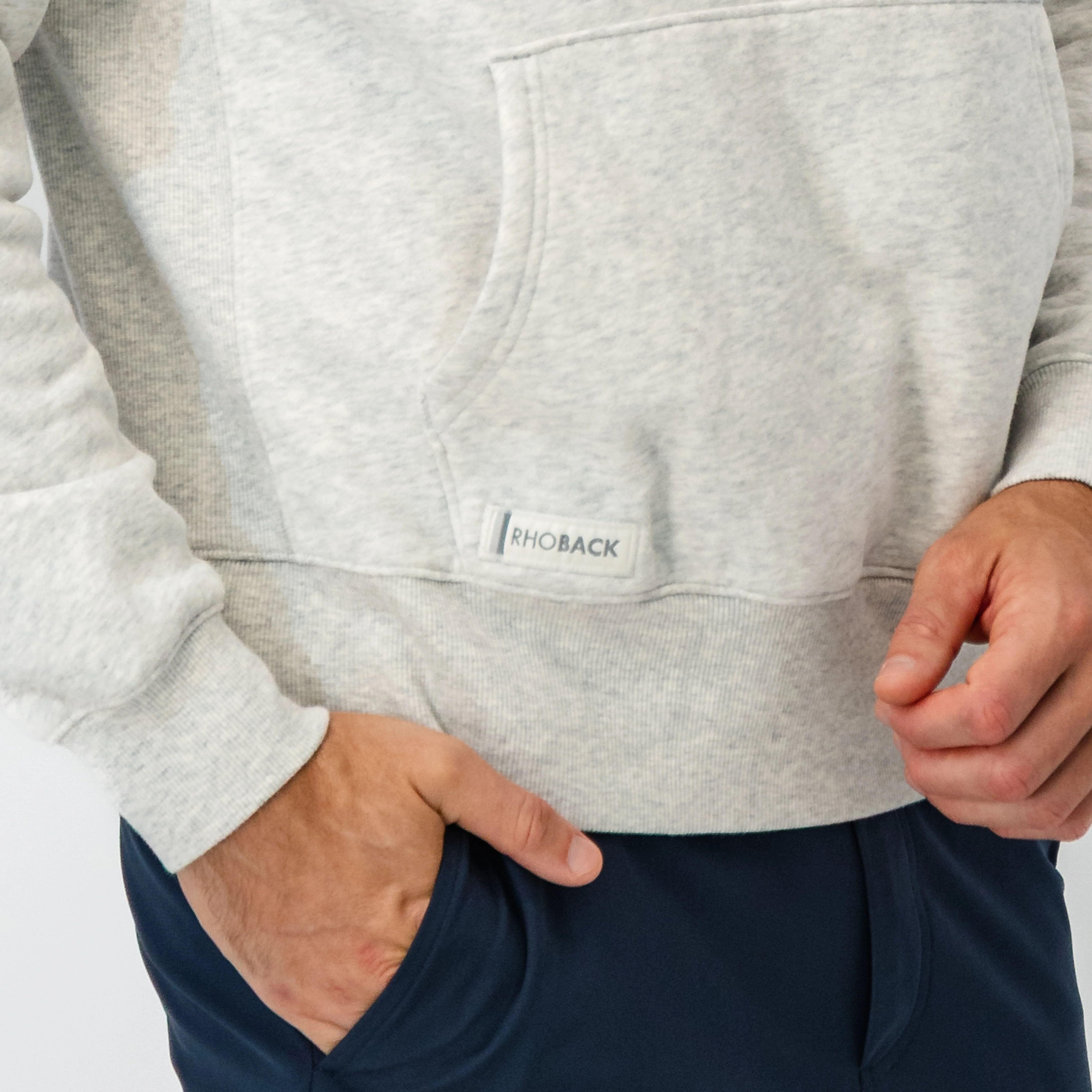 Ready Collegiate Hoodie - Notre Dame | Heather - Ivory - Notre Dame - 1 - Image 4