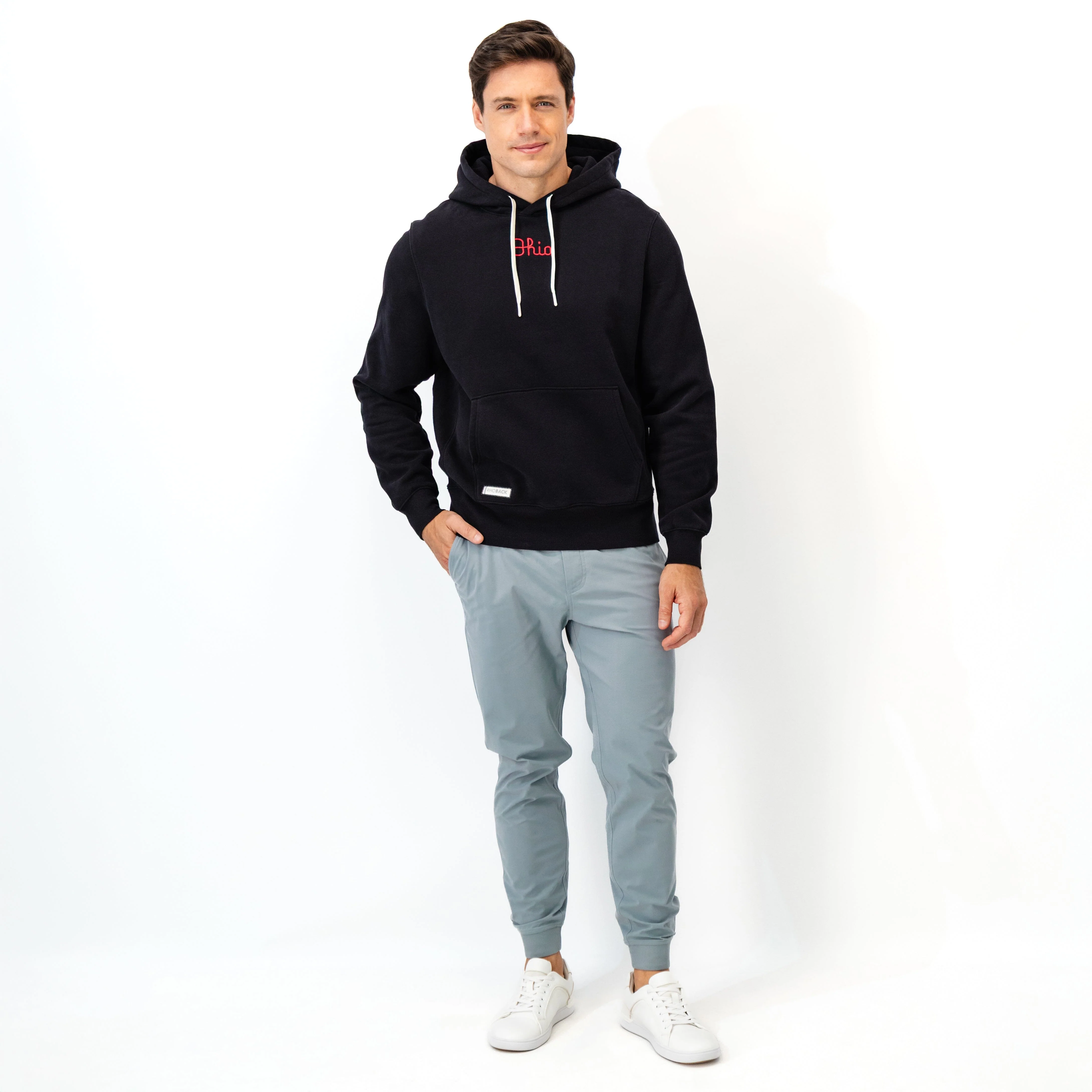 Ready Collegiate Hoodie - Ohio State | Solid - Midnight Black - Ohio State - 1 - Image 5