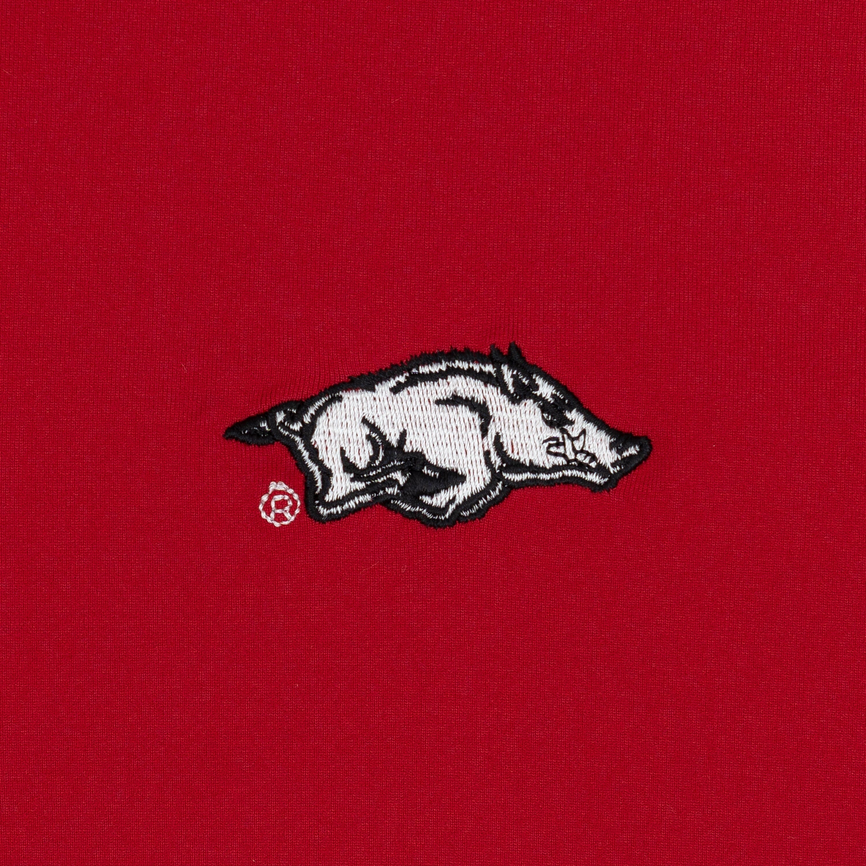 Solid Collegiate Q-Zip - Arkansas | Solid - Carmine Red - Arkansas - 2 - Image 3