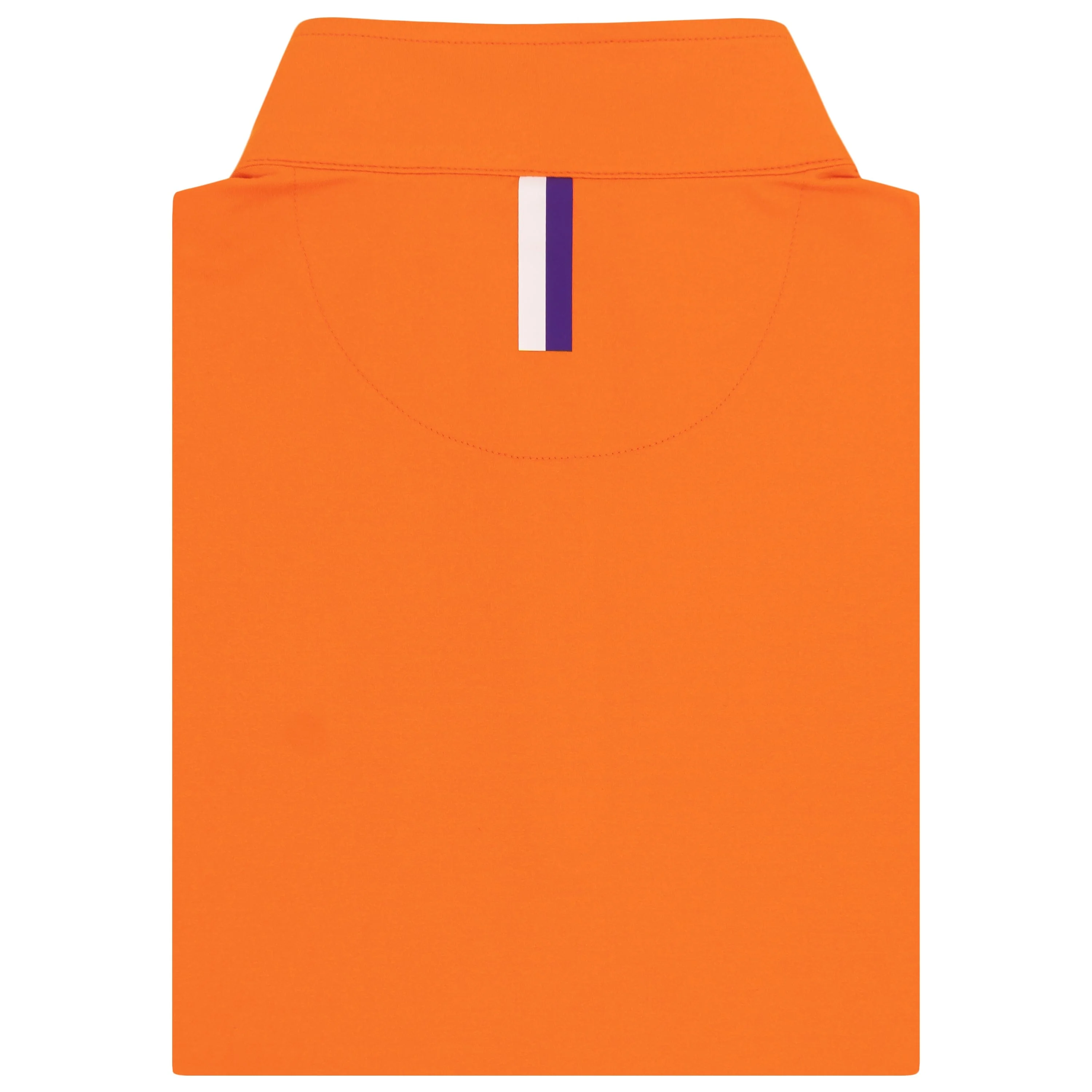 Solid Collegiate Q-Zip - Clemson | Solid - Bright Orange - Clemson - 2 - Image 2