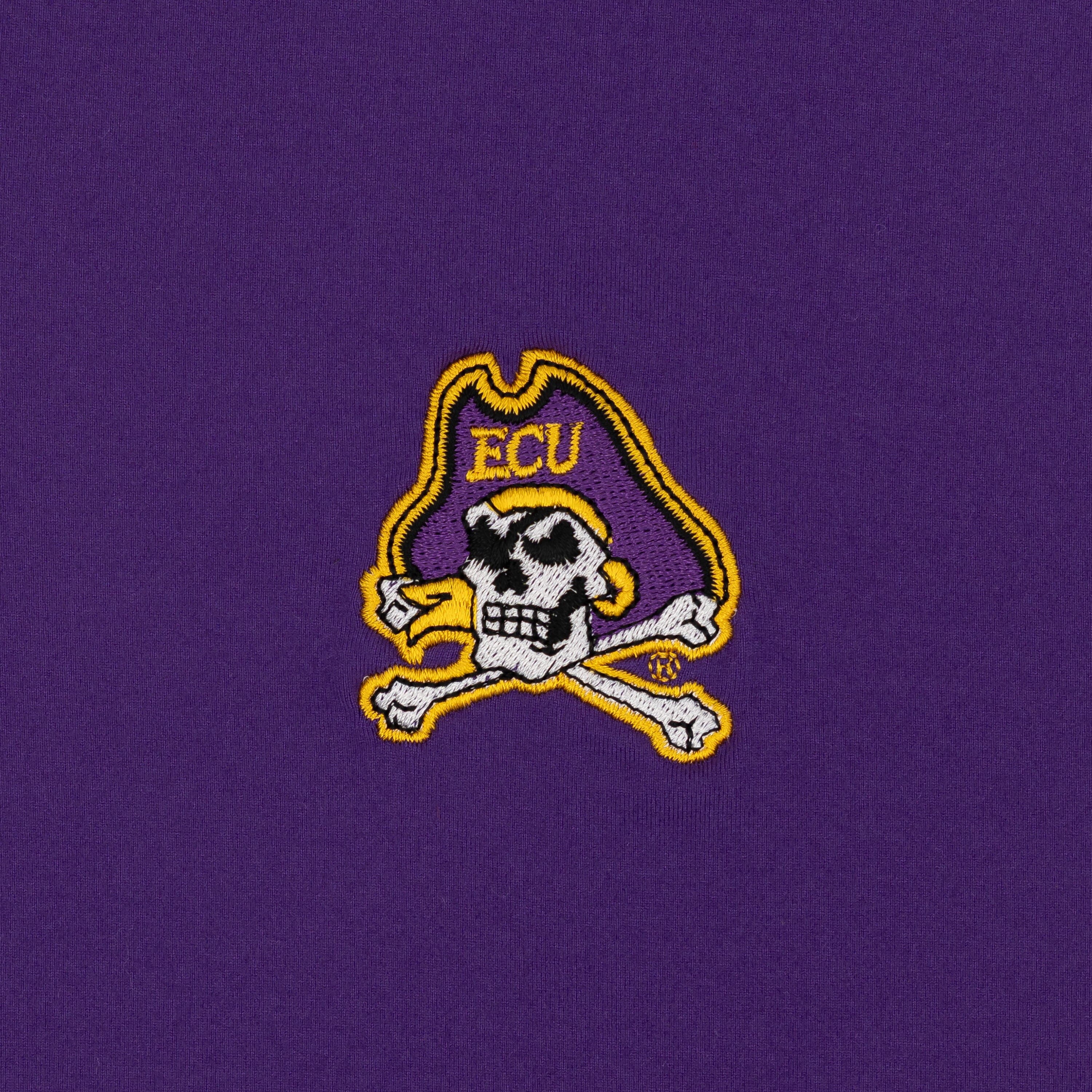 Solid Collegiate Q-Zip - East Carolina | Solid - Plum Purple - East Carolina - 1 - Image 3