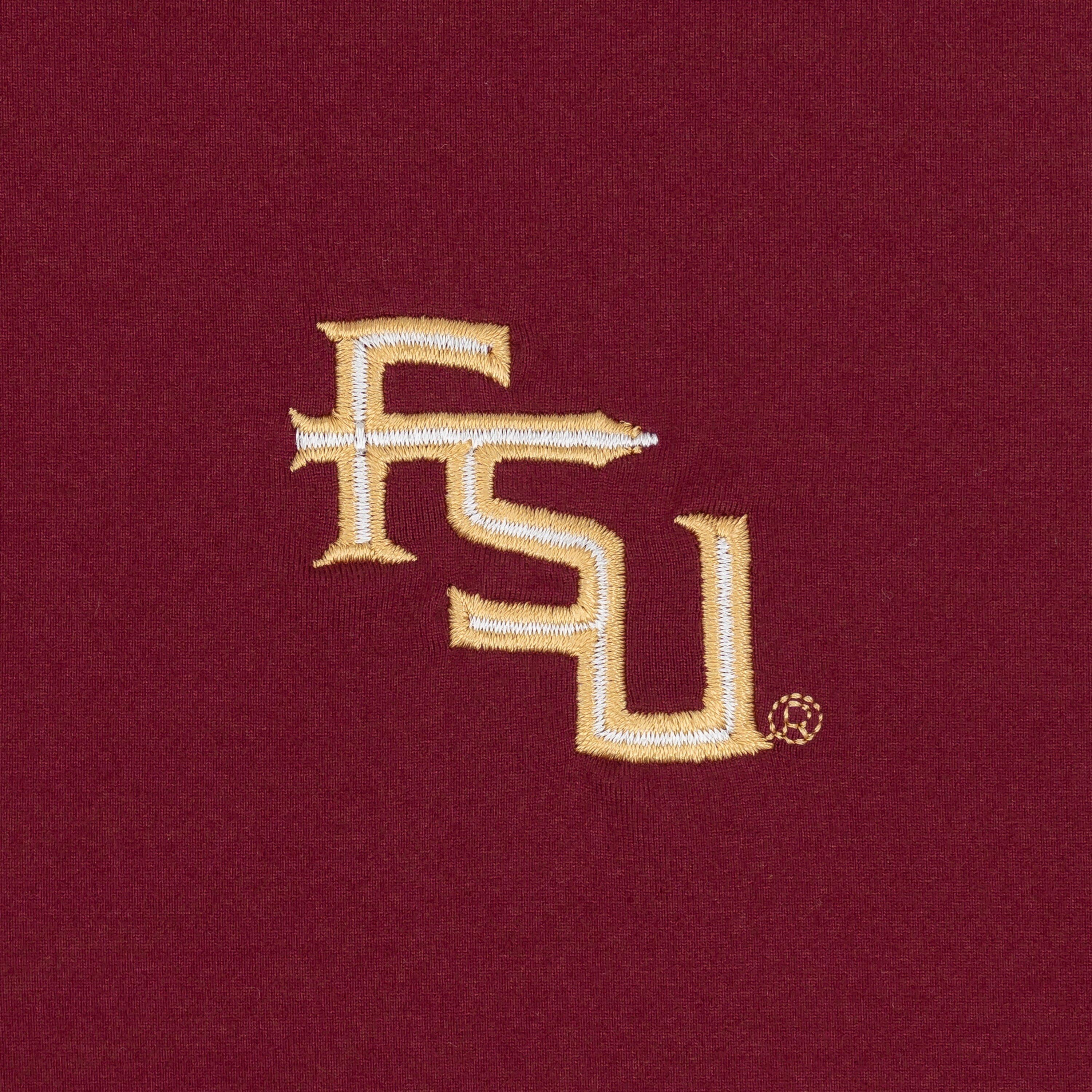 Solid Collegiate Q-Zip - Florida State | Solid - Garnet Red - Florida State - 1 - Image 3