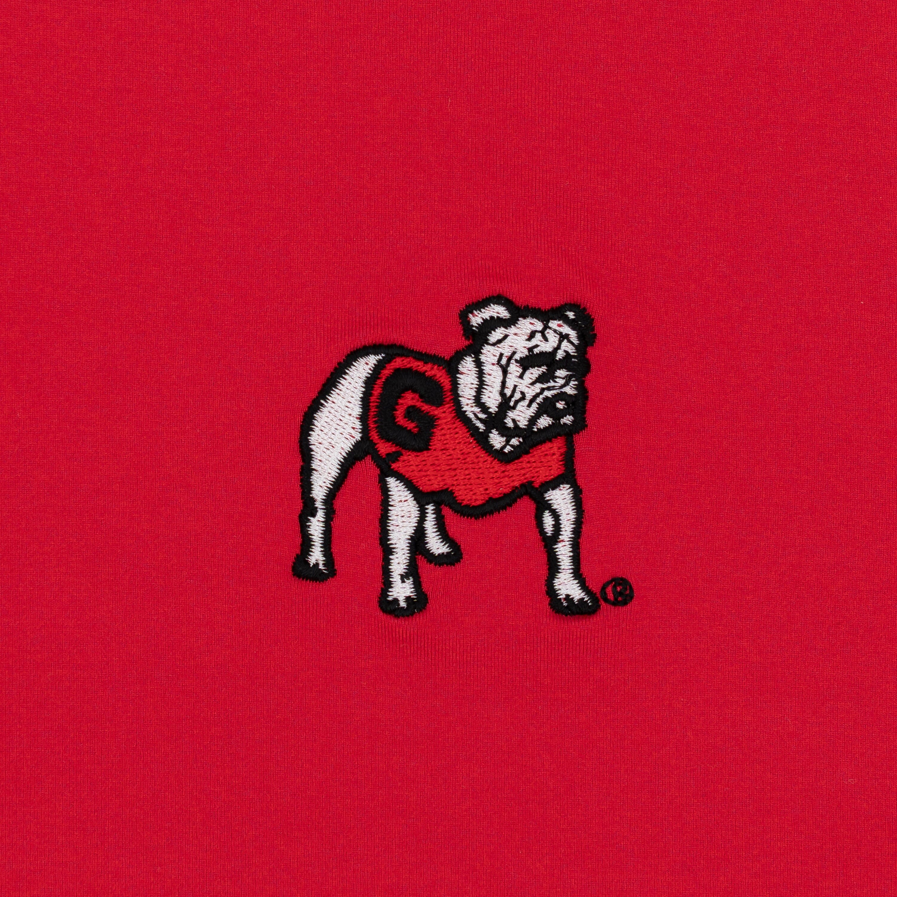 Solid Collegiate Q-Zip - Georgia | Solid - Roar Red - Georgia - 3 - Image 3