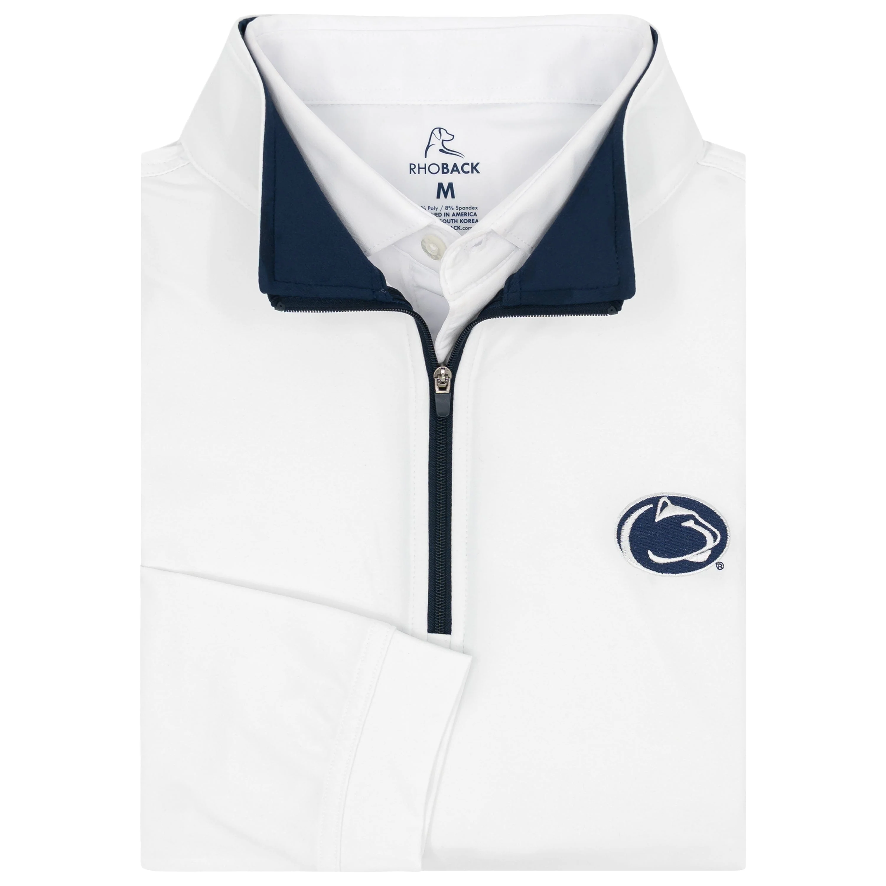 Solid Collegiate Q-Zip - Penn State | Solid - White - Penn State - 2