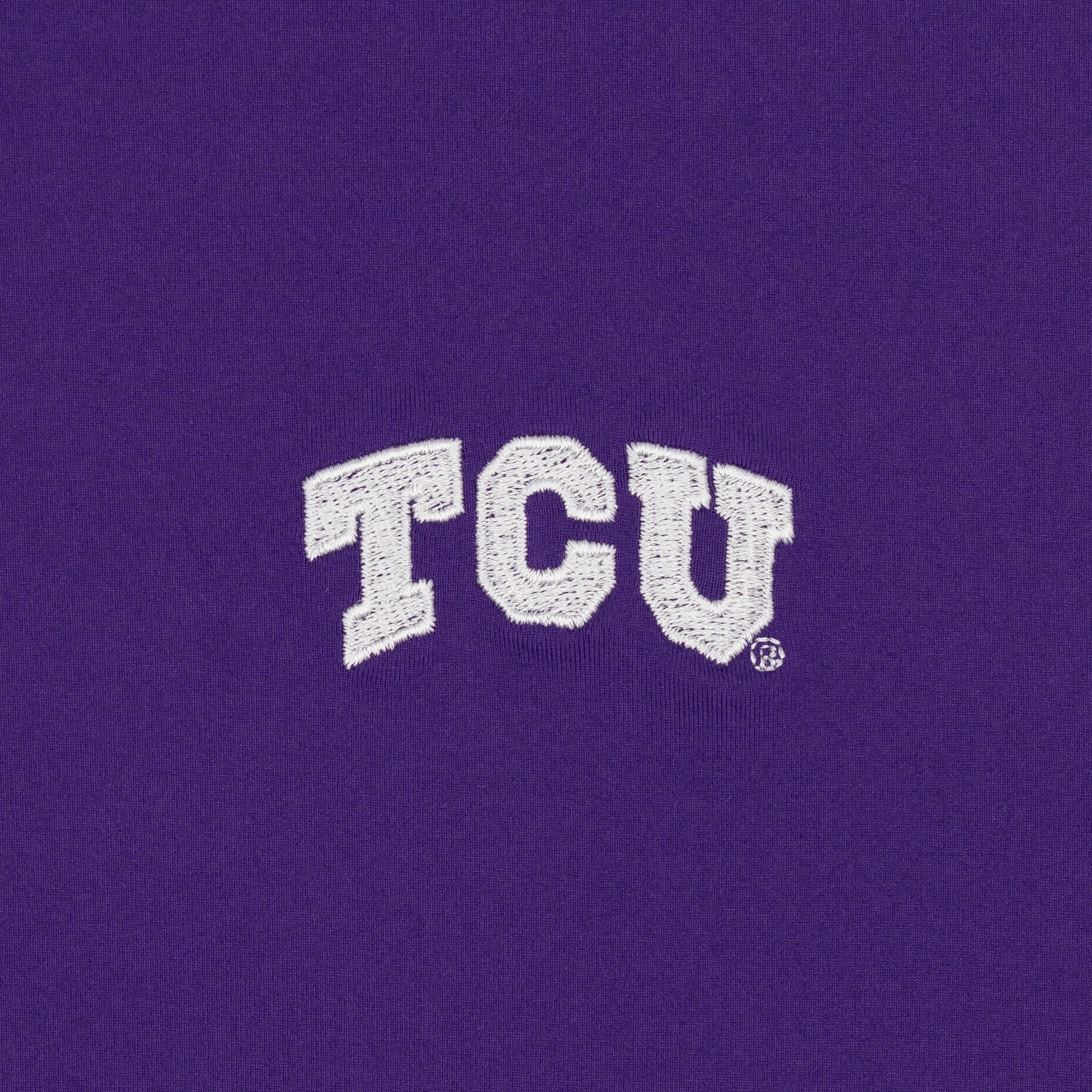 Solid Collegiate Q-Zip - TCU | Solid - Plum Purple - TCU - 2 - Image 3