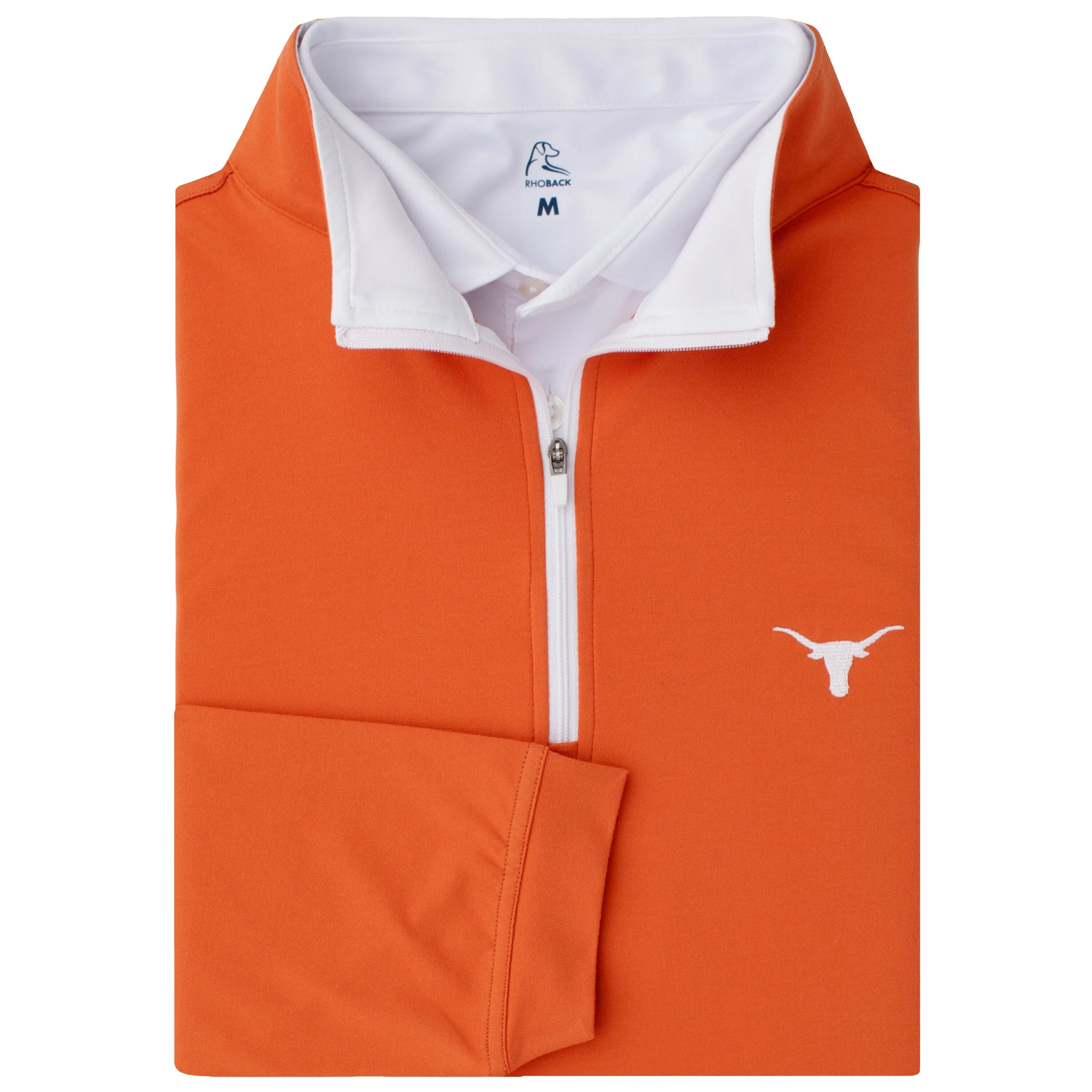 Solid Collegiate Q-Zip - Texas | Solid - Rust Orange - Texas - 2