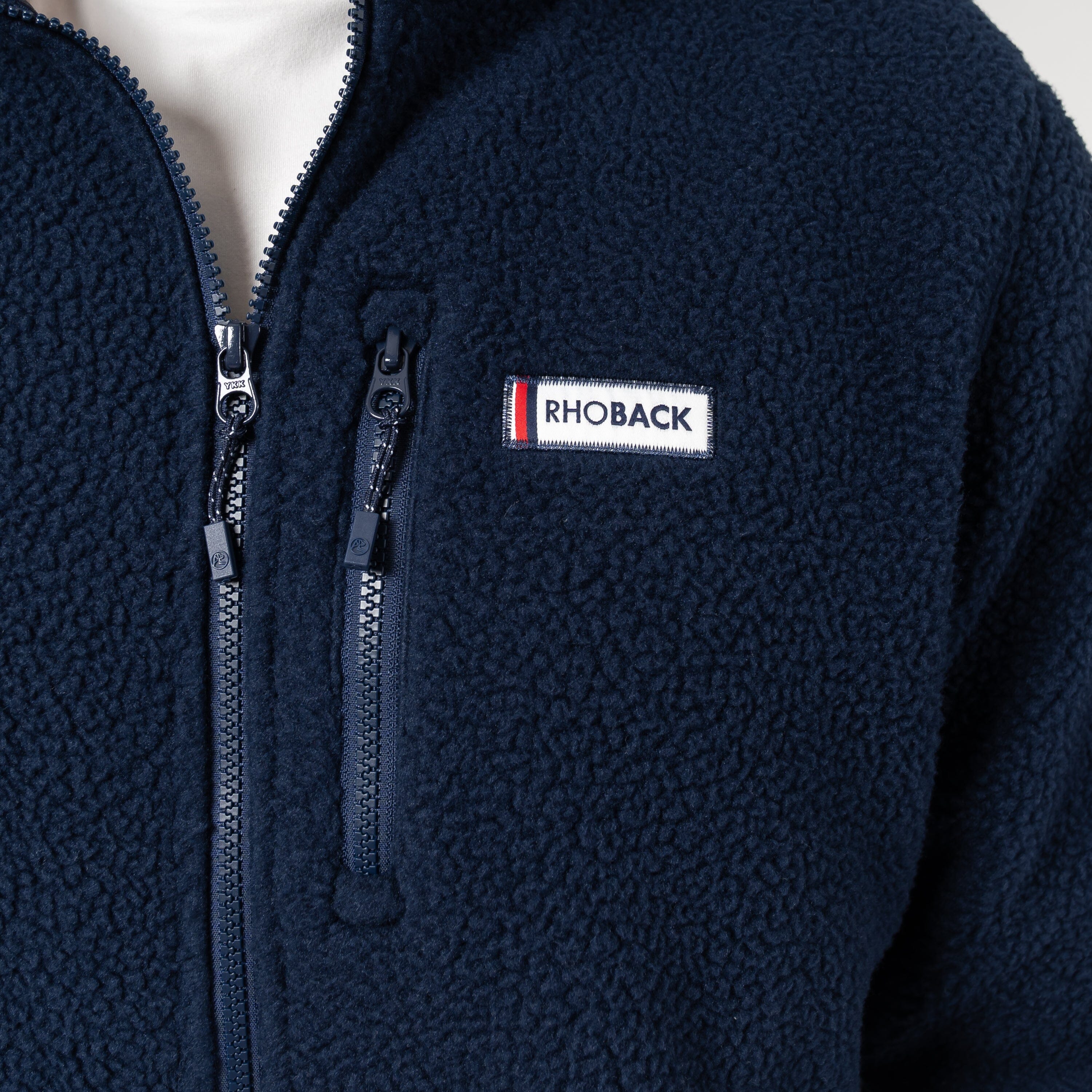 Summit Fleece Full-Zip | Solid - Fleet Navy - Image 4