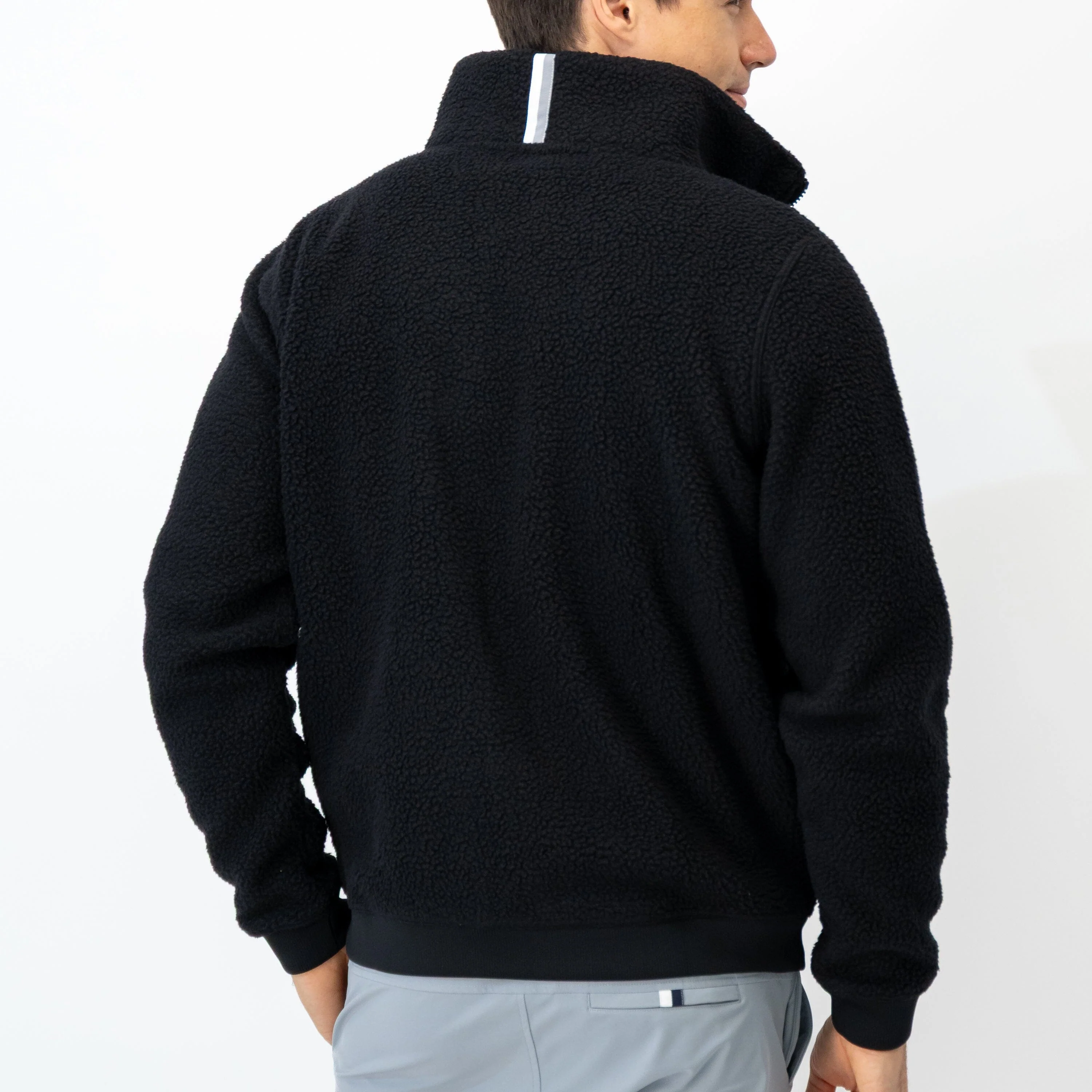 Summit Fleece Full-Zip | Solid - Midnight Black - Image 3