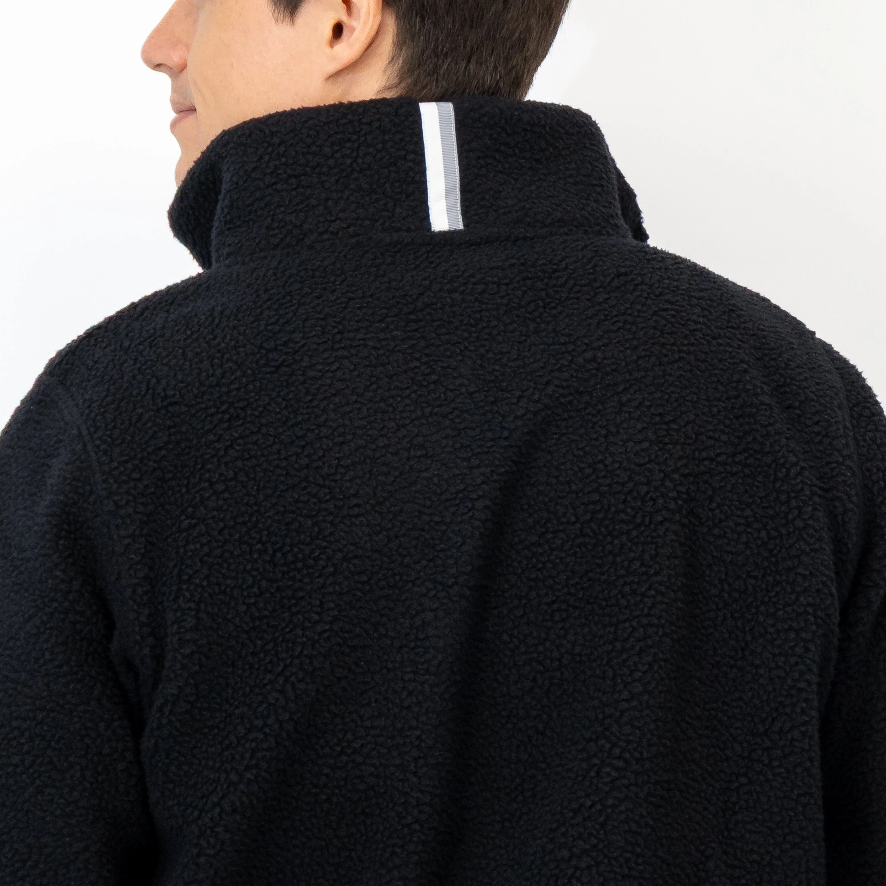Summit Fleece Full-Zip | Solid - Midnight Black - Image 4