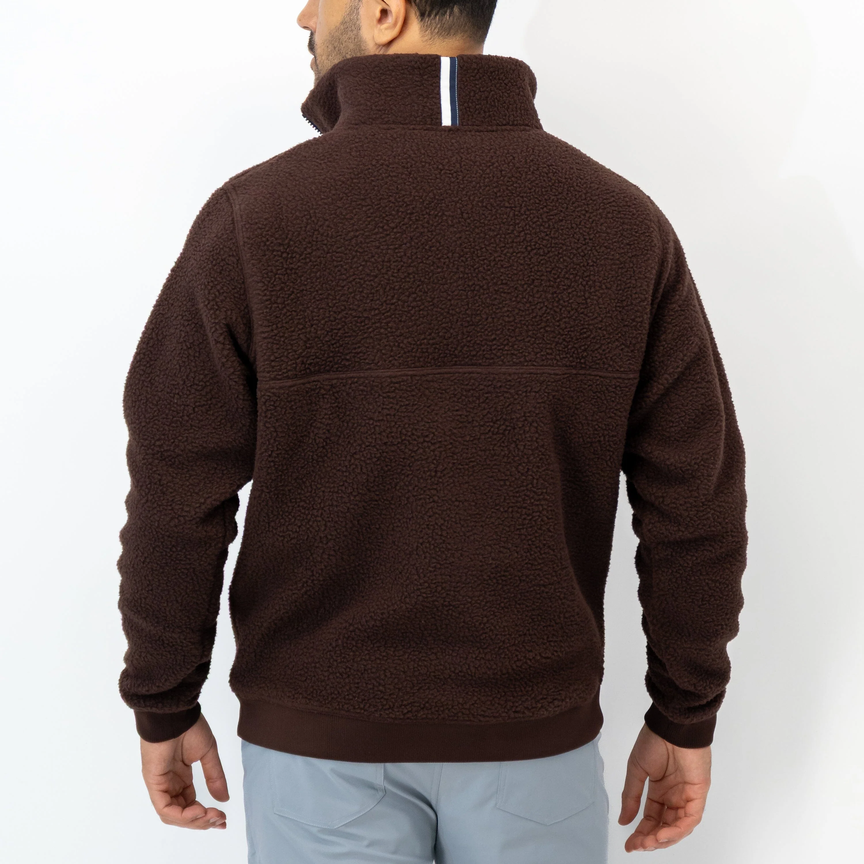 Summit Fleece Pullover | Solid - Cocoa - Image 2