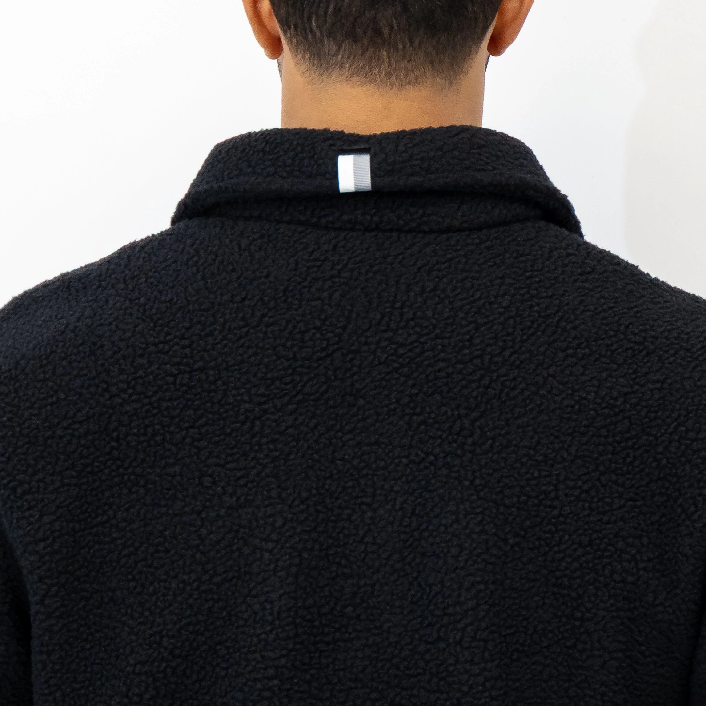Summit Fleece Shirt Jacket | Solid - Midnight Black - Image 3
