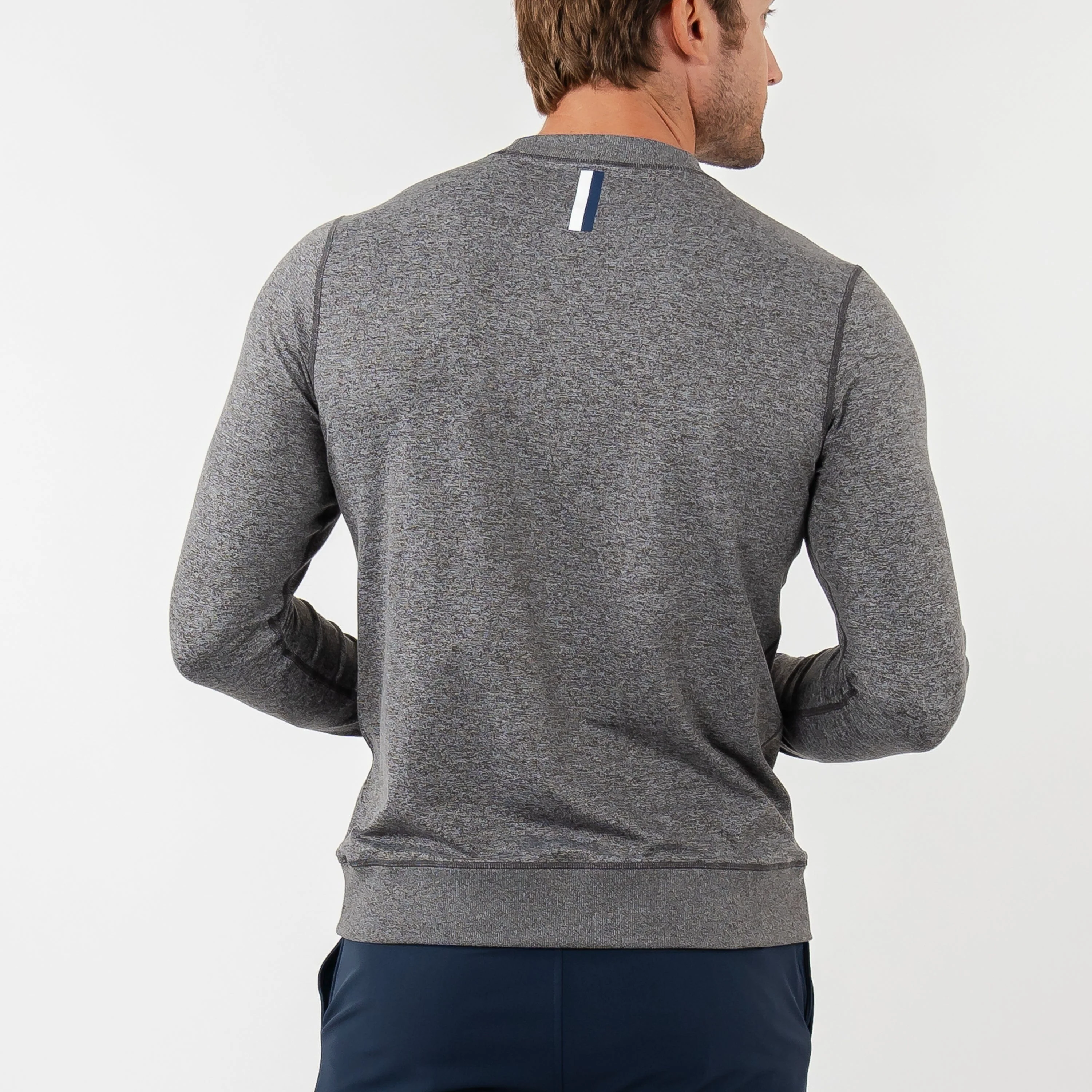 Pace Performance Crew | Heather - Owl Grey/Ash Grey - Image 4
