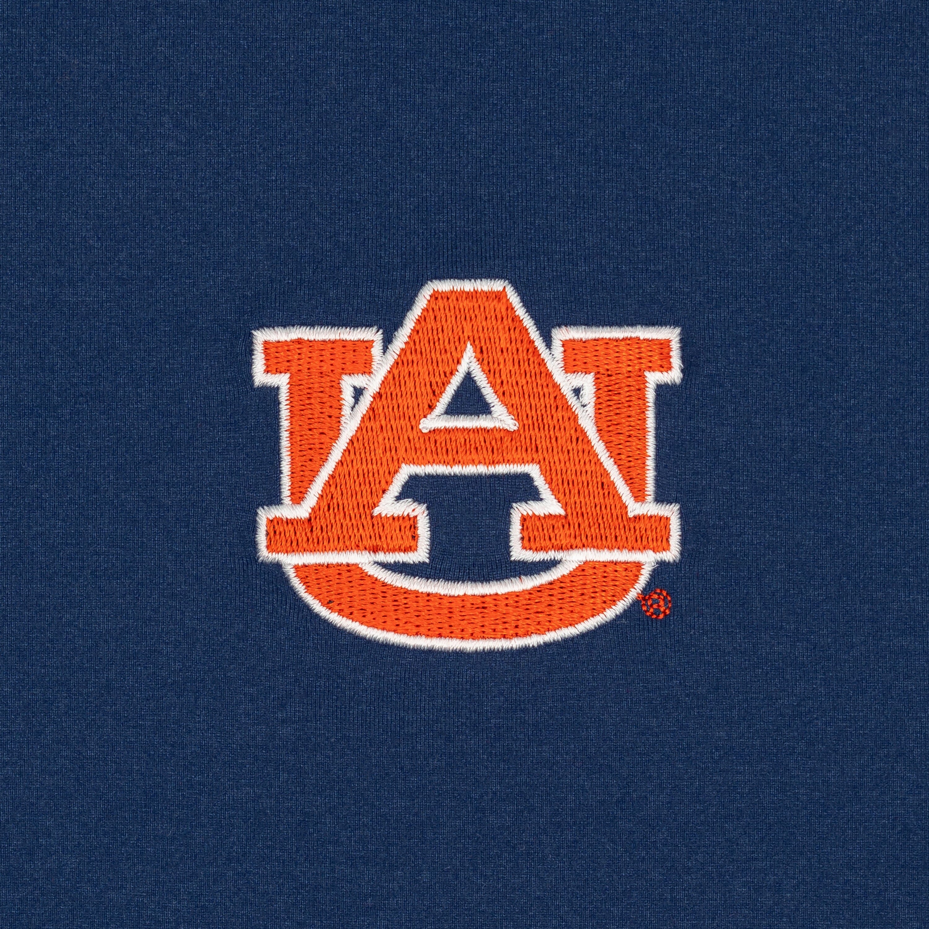 Solid Collegiate Q-Zip - Auburn | Solid - Dock Blue - Auburn - 1 - Image 3