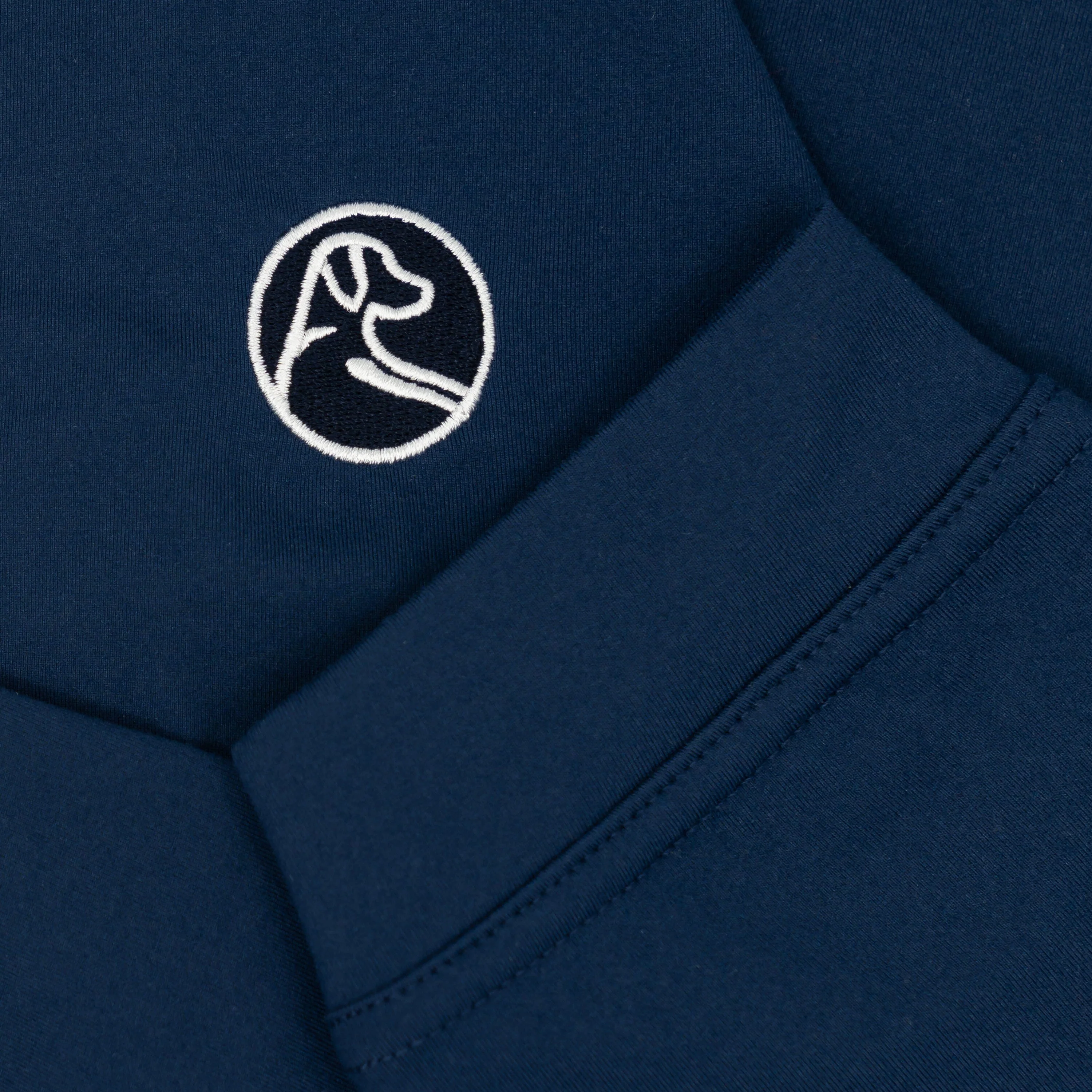 Solid Collegiate Q-Zip - Notre Dame | Solid - Indigo Blue - Notre Dame - 1 - Image 4