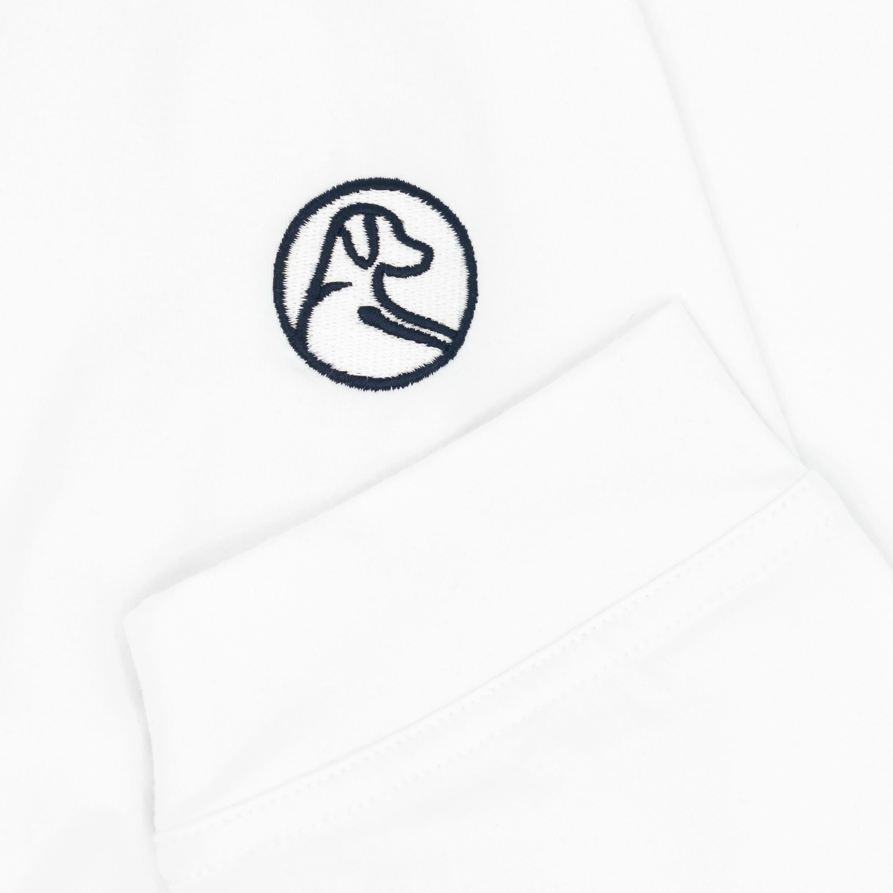 Solid Collegiate Q-Zip - Notre Dame | Solid - White - Notre Dame - 1 - Image 4