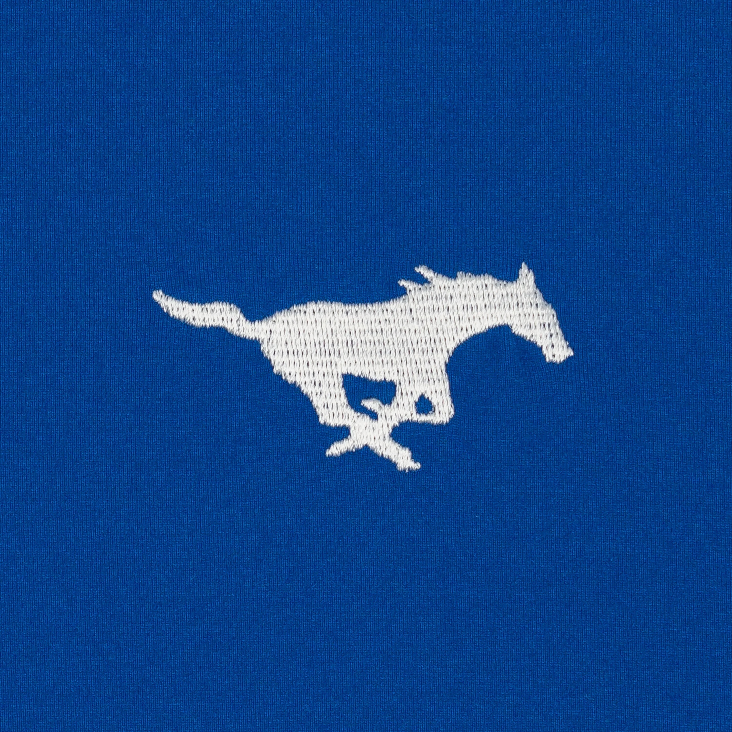 Solid Collegiate Q-Zip - SMU | Solid - Ocean Blue - SMU - 1 - Image 3