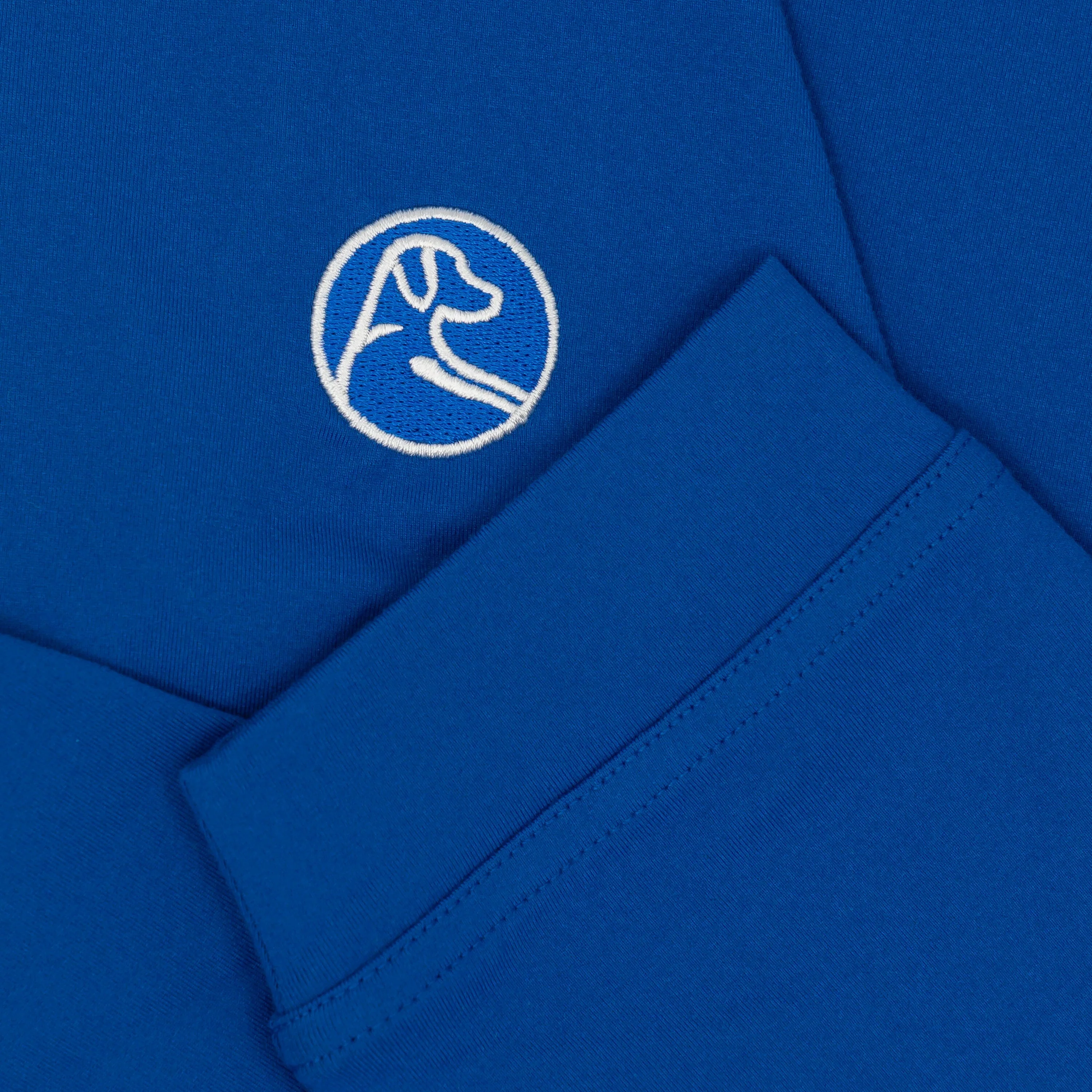 Solid Collegiate Q-Zip - SMU | Solid - Ocean Blue - SMU - 1 - Image 4