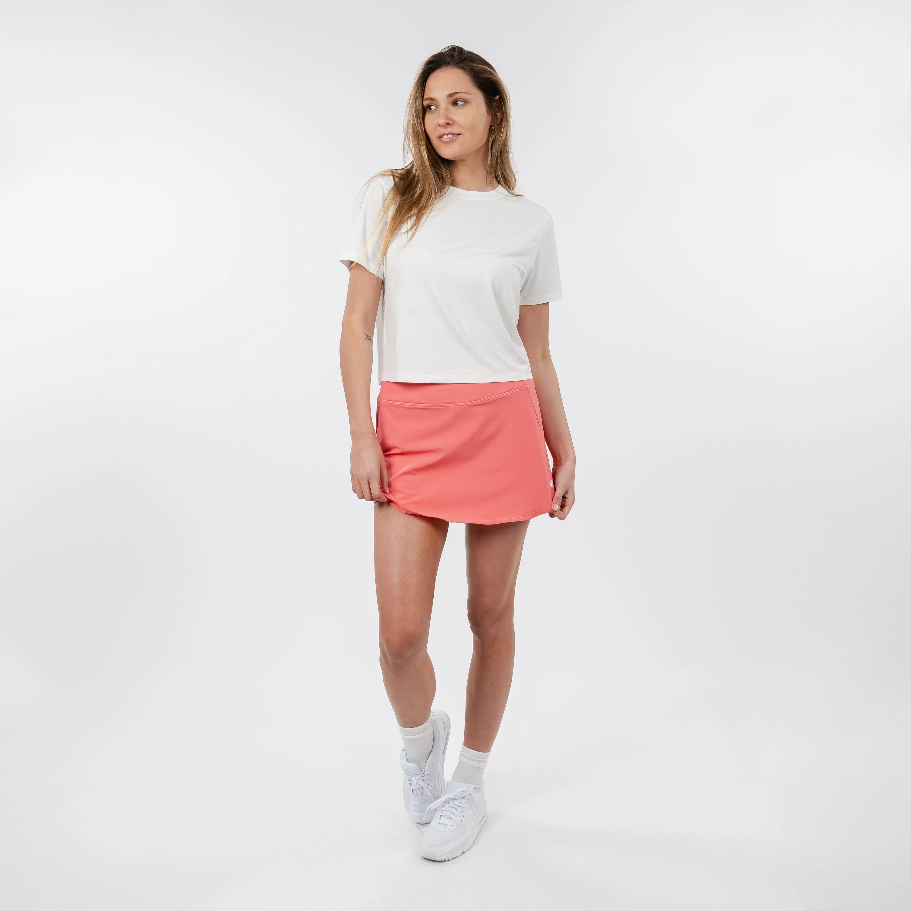 Steffi Active Skort | Solid - Watermelon - Image 2