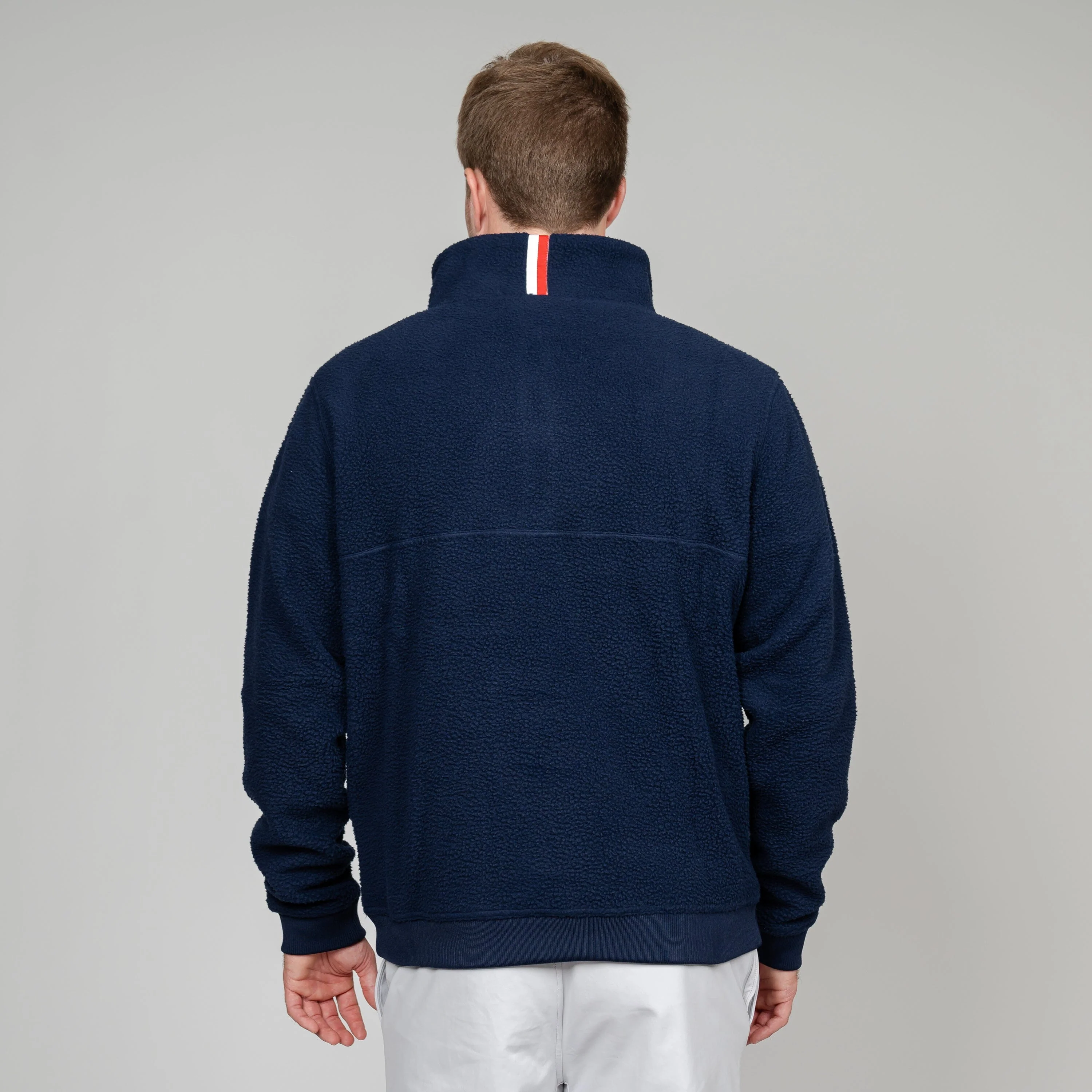 Summit Fleece Pullover | Solid - Fleet Navy - Image 4