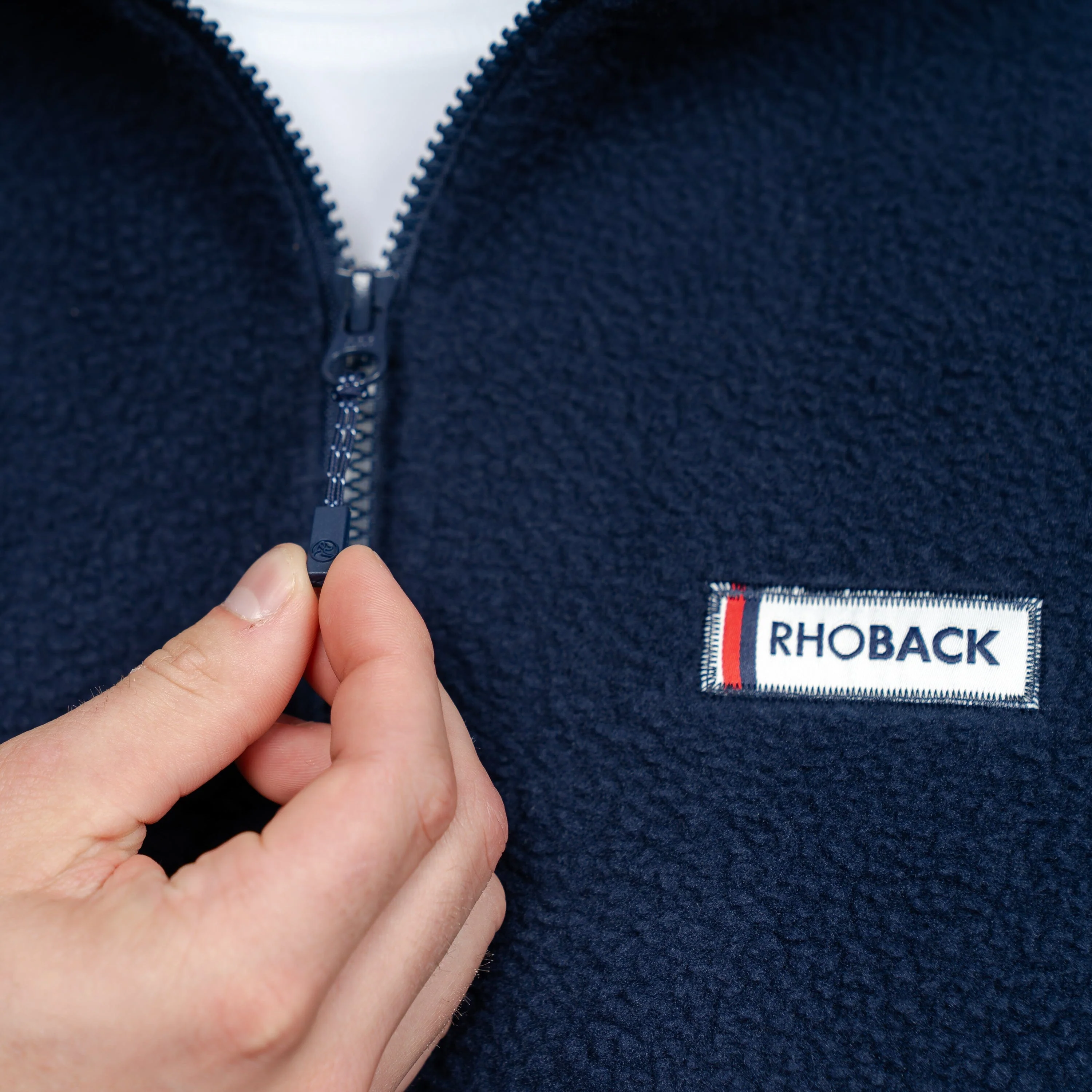 Summit Fleece Pullover | Solid - Fleet Navy - Image 5