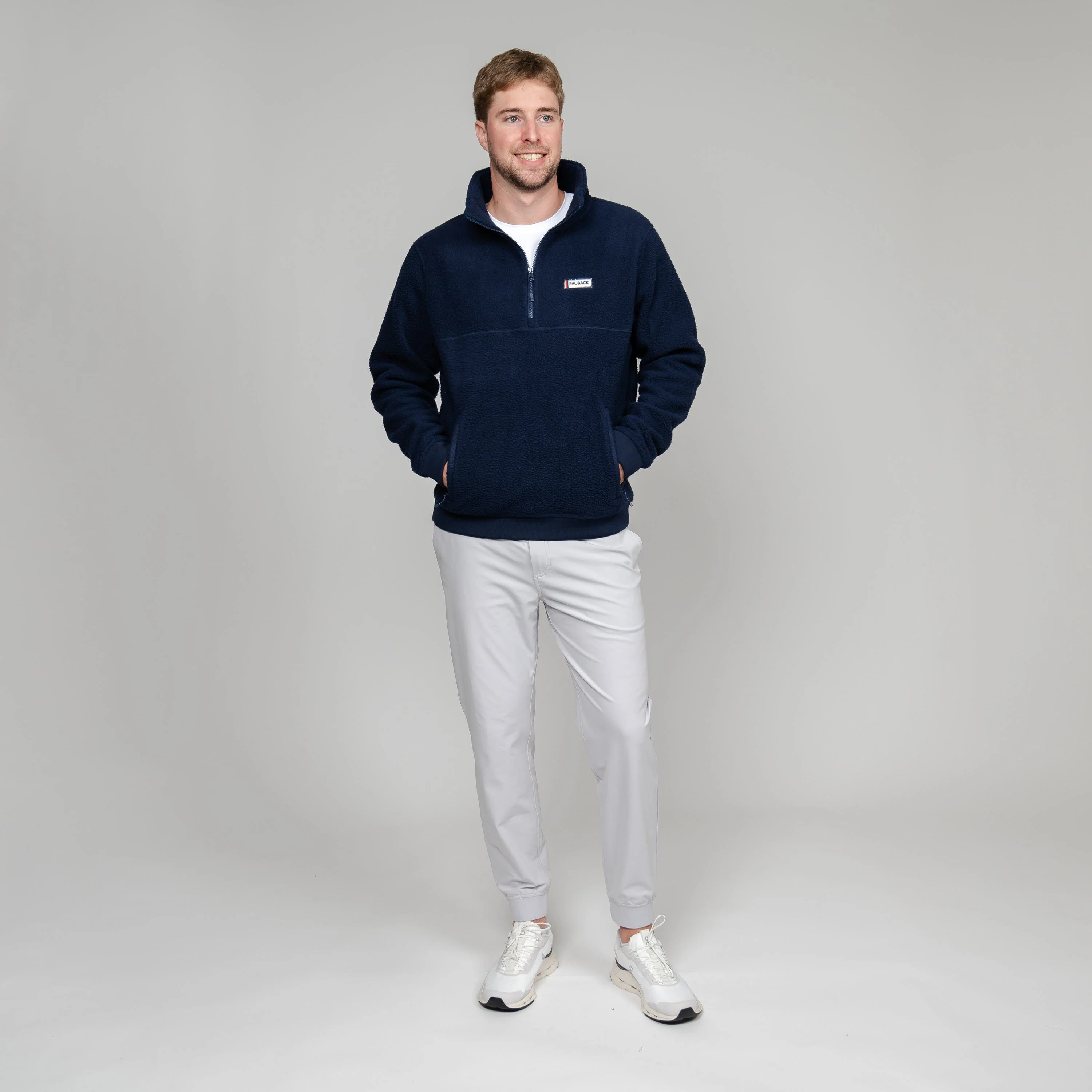 Summit Fleece Pullover | Solid - Fleet Navy - Image 7