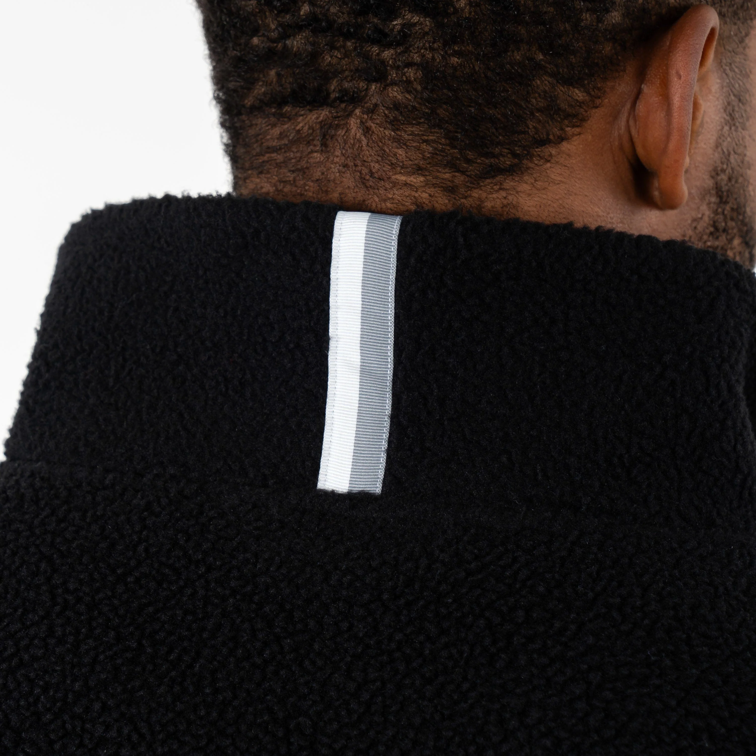 Summit Fleece Pullover | Solid - Midnight Black - Image 3