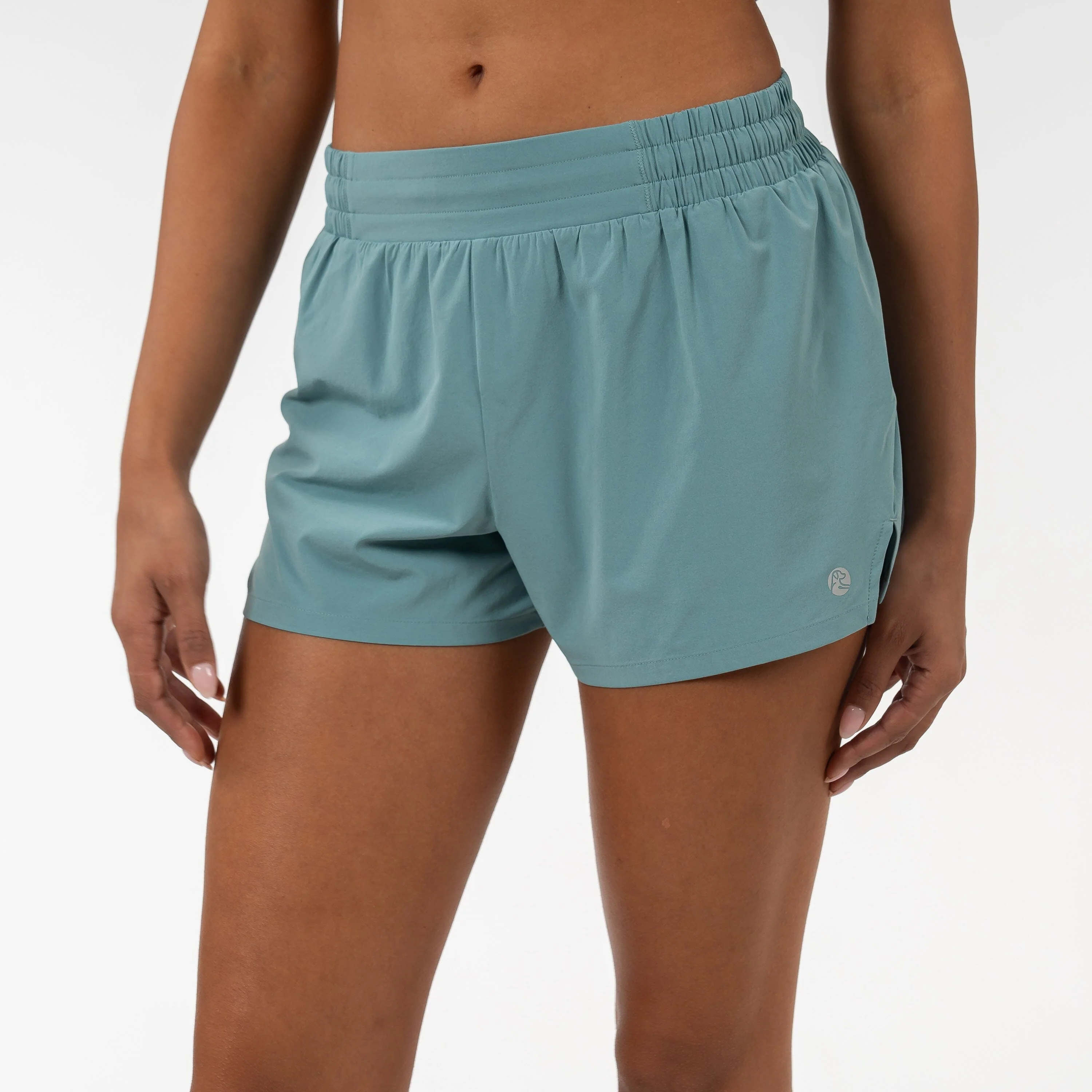 Sunrise Active Short | Solid - Bullfrog Green - Image 2