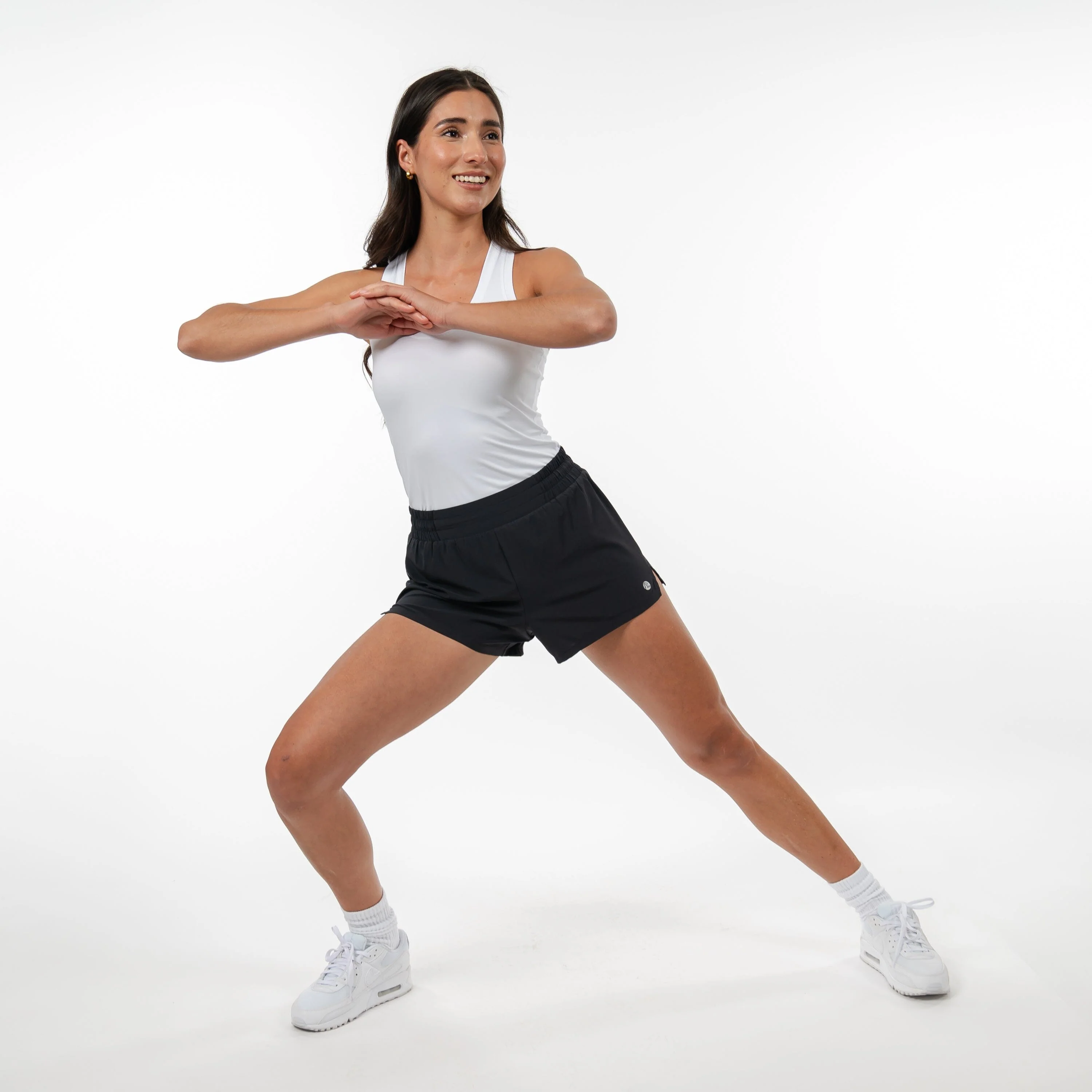 Sunrise Active Short | Solid - Midnight Black - Image 10