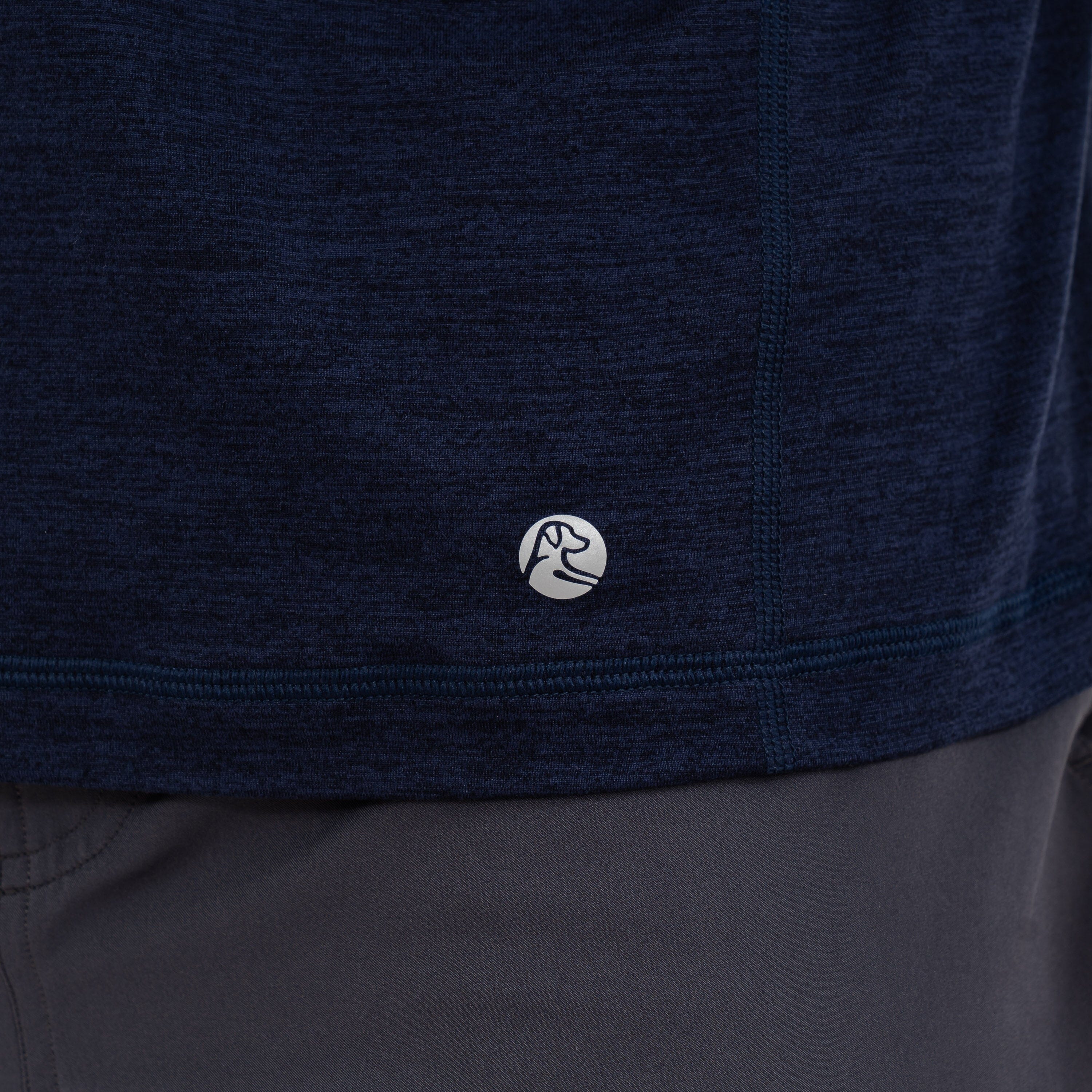 Tailwind Performance Q-Zip | Heather - Fleet Navy/Nightshade - Image 6