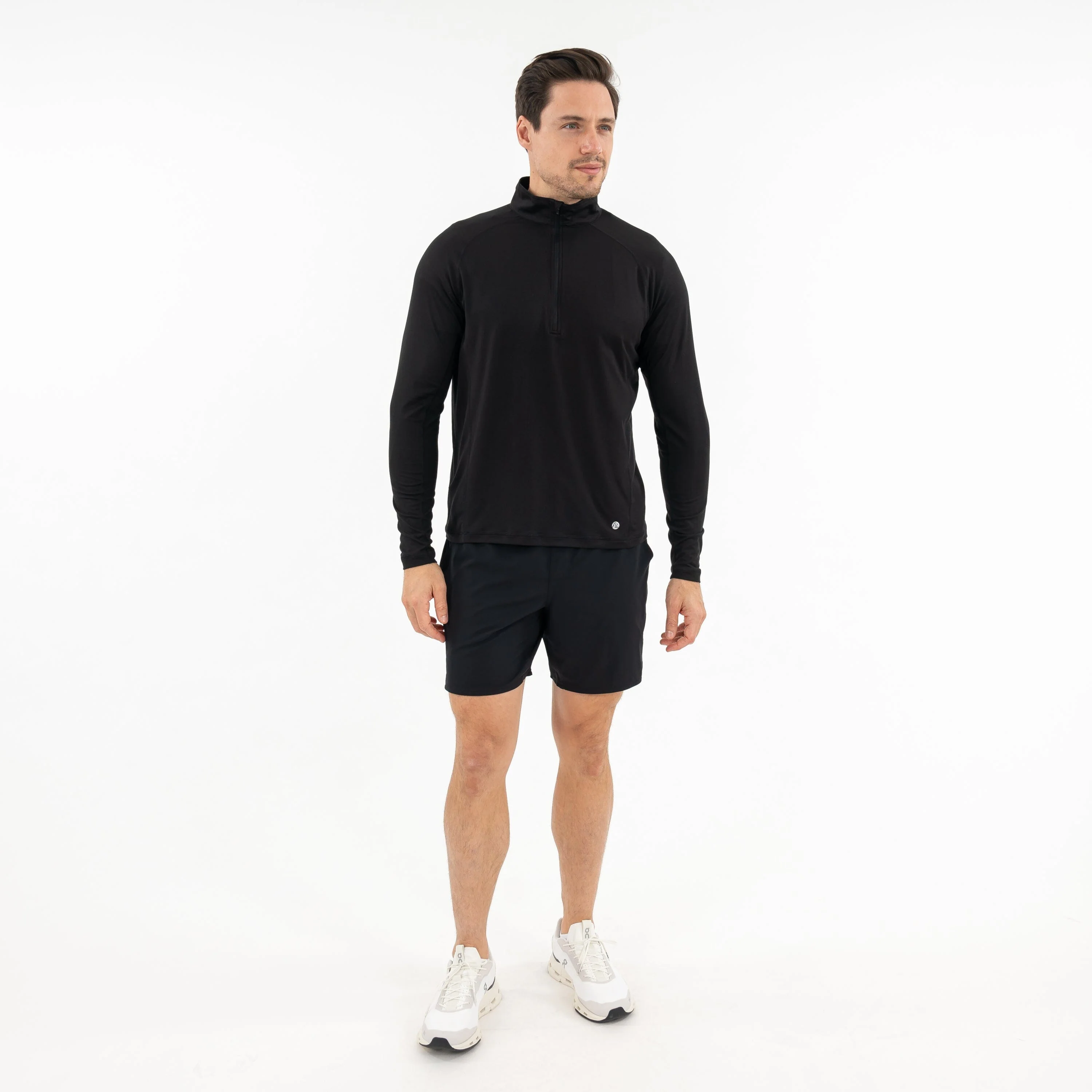 Tailwind Performance Q-Zip | Solid - Midnight Black - Image 8
