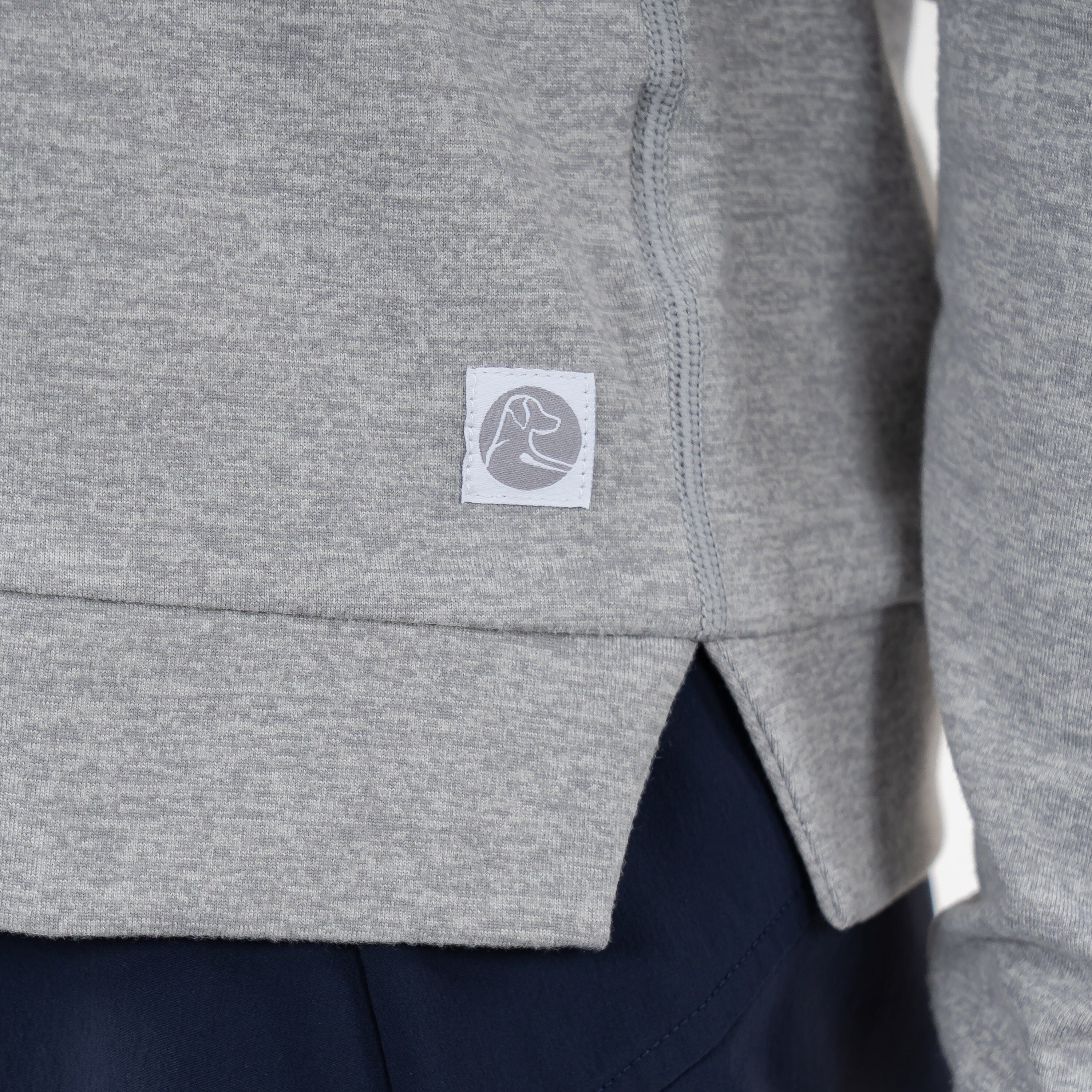 Tempo Collegiate Hoodie - UVA | Heather - Stainless Steel/White - UVA - 1 - Image 5