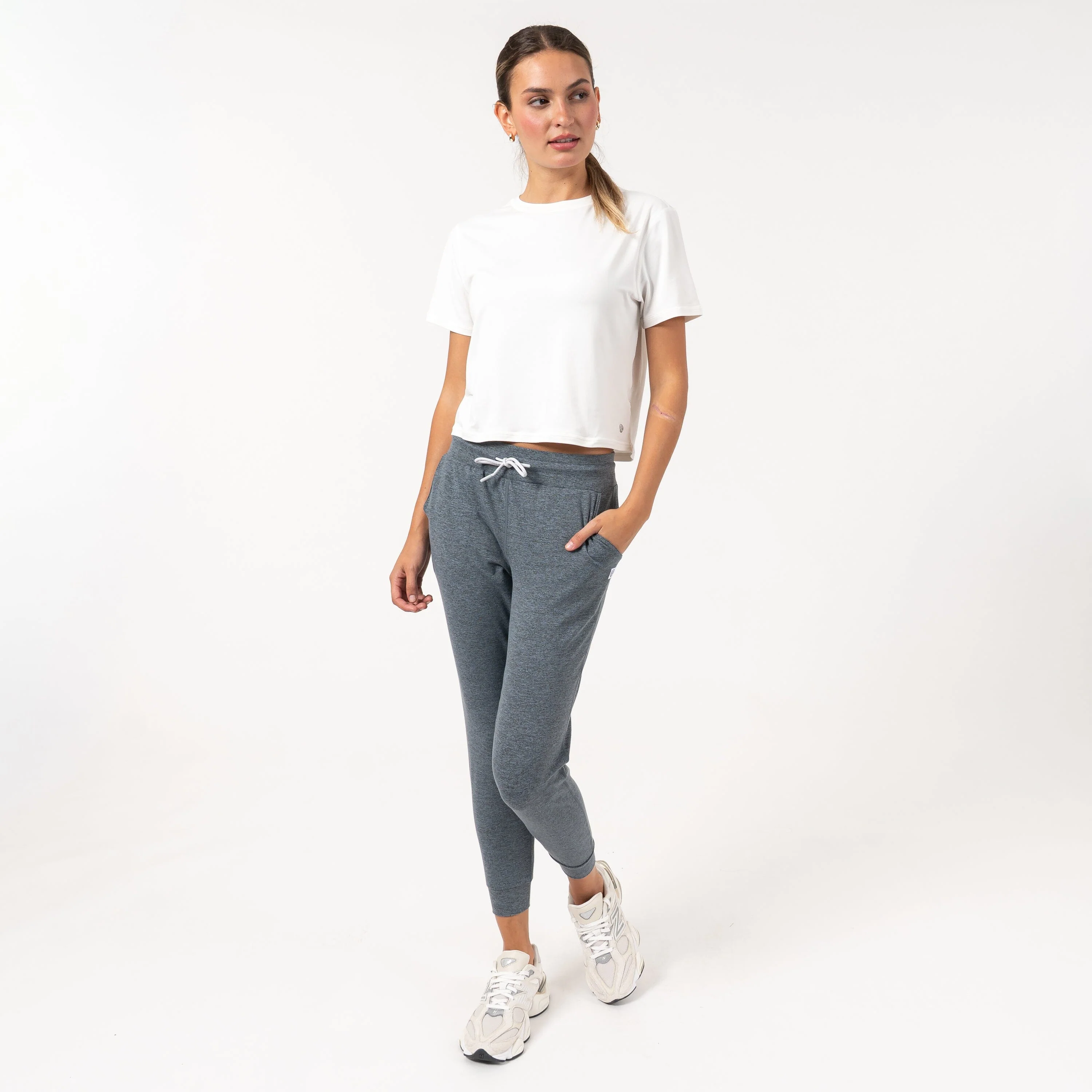Tempo Performance Jogger | Heather - Charcoal Grey/Thunder Grey - Image 7