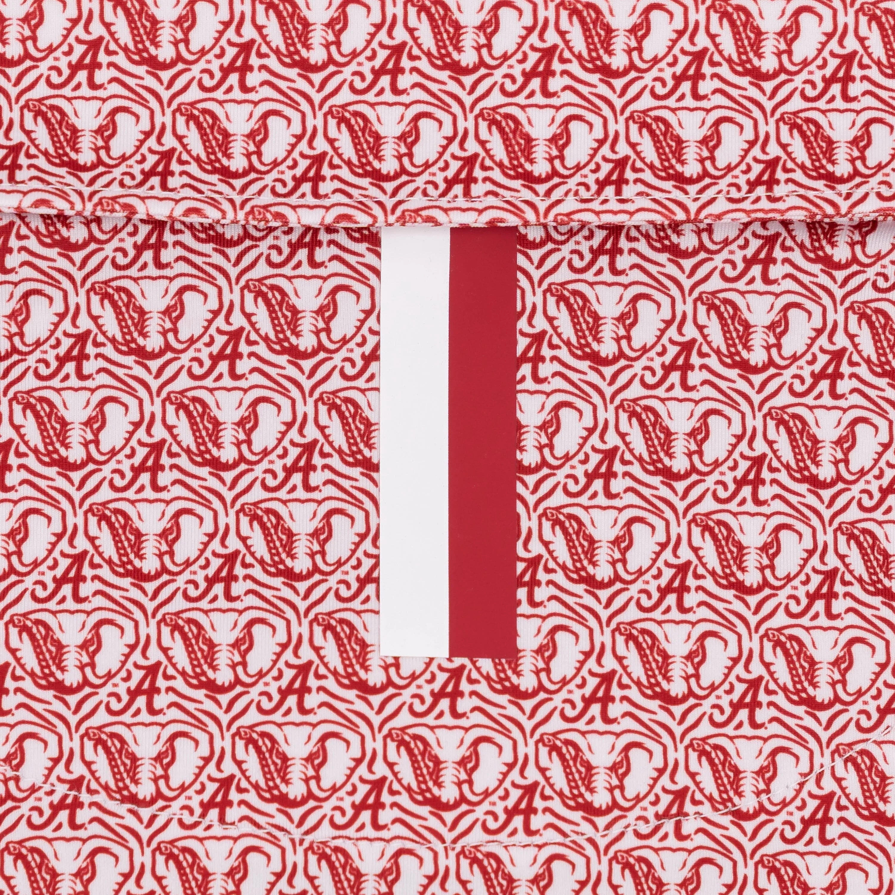 The Alabama Crimson Tide® | Collegiate Polo | The Alabama Crimson Tide® - White/Carmine Red - Image 4
