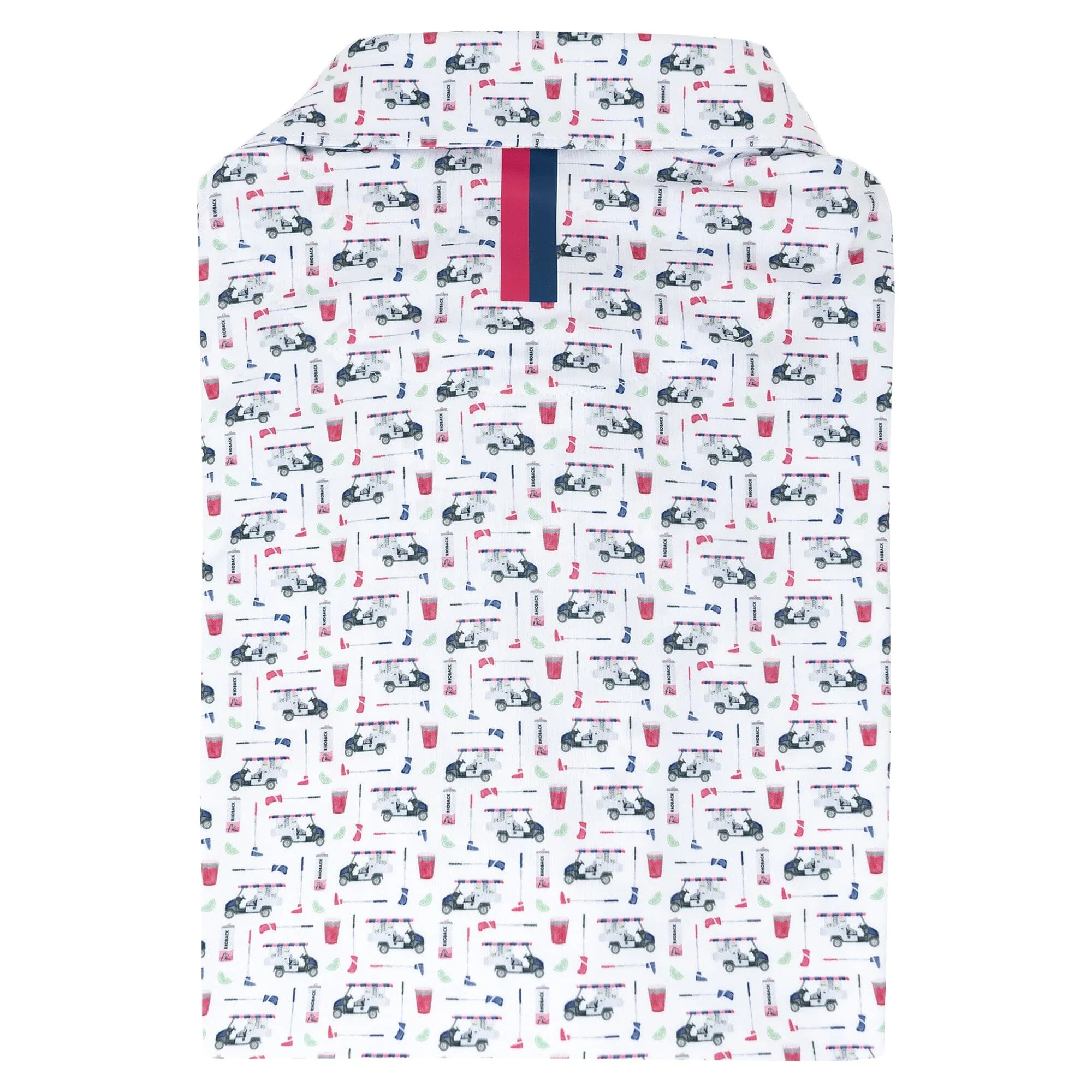 The Bev Cart | Performance Polo | The Bev Cart - White - Image 2