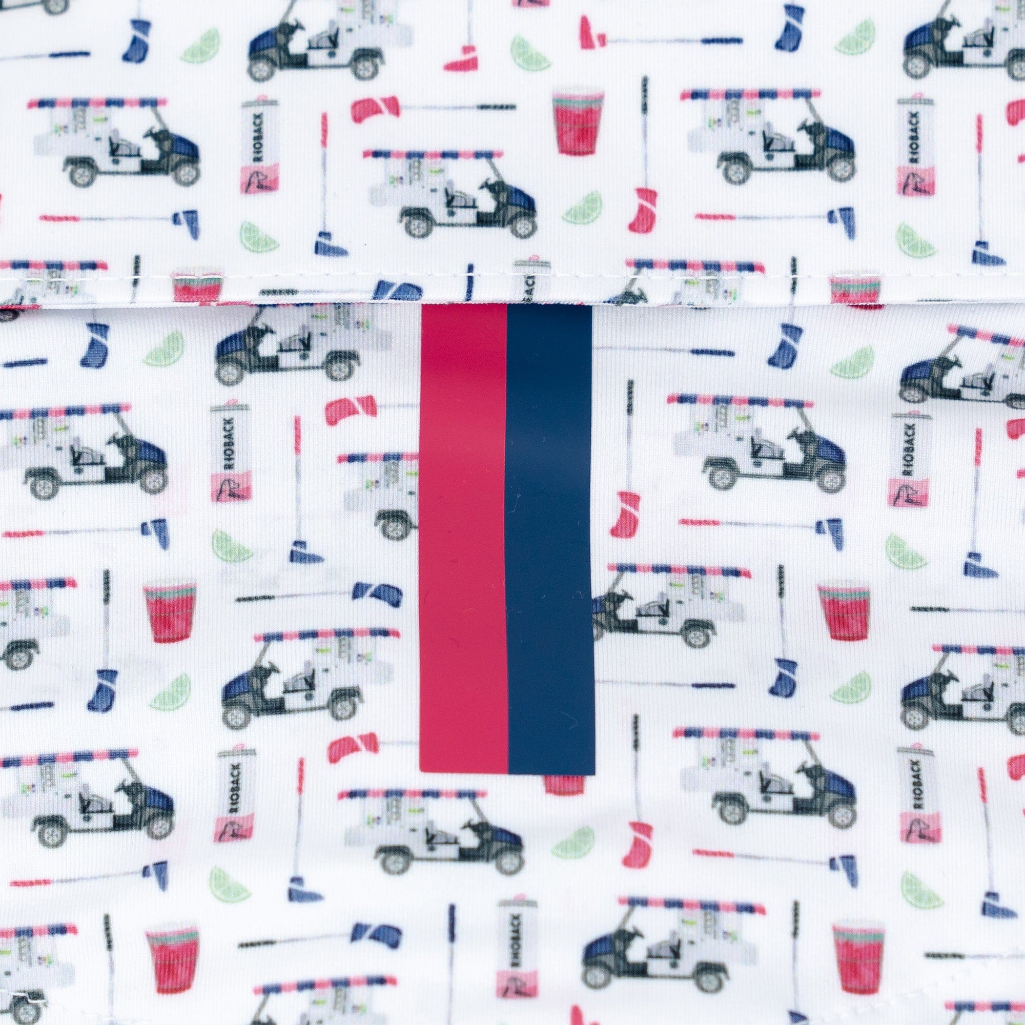 The Bev Cart | Performance Polo | The Bev Cart - White - Image 4